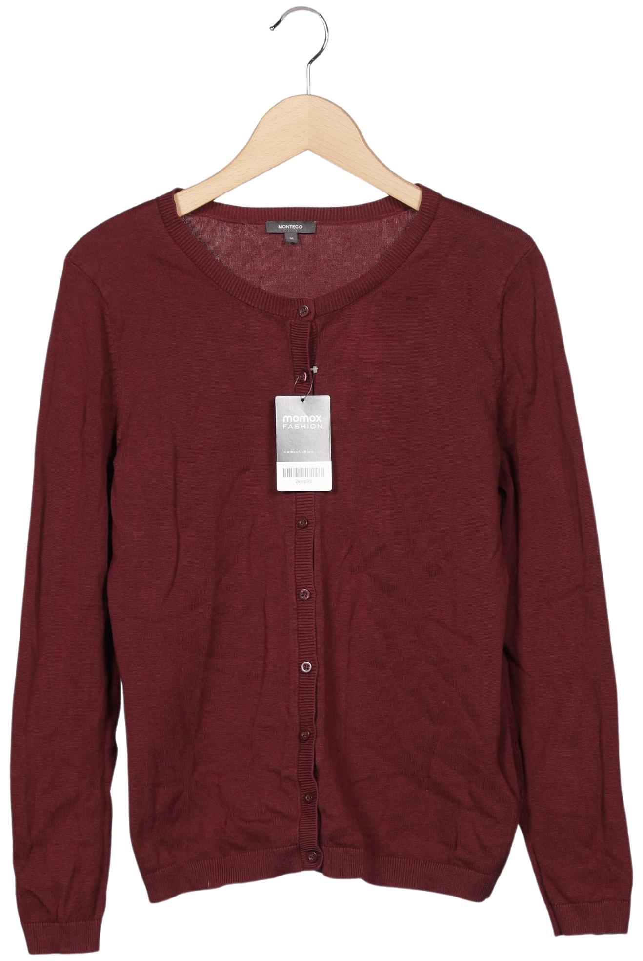 

Montego Damen Strickjacke, bordeaux, Gr. 38