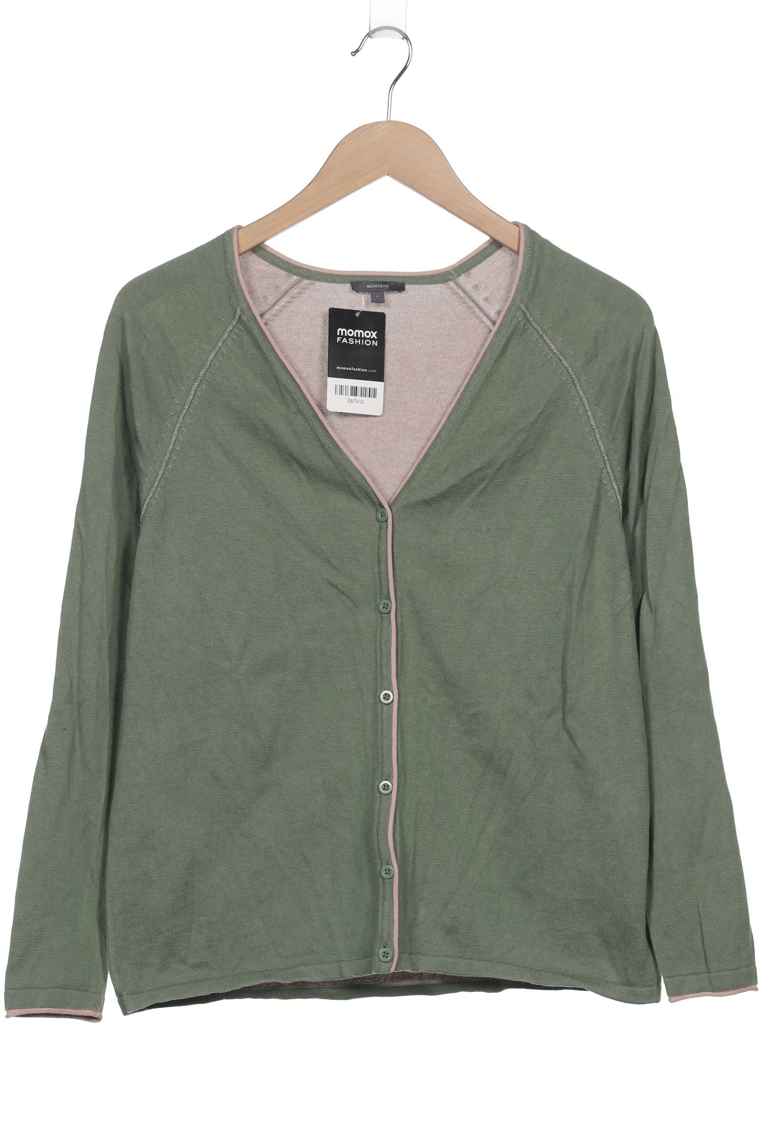 Thumbnail - Montego Damen Strickjacke, grün, Gr. 42