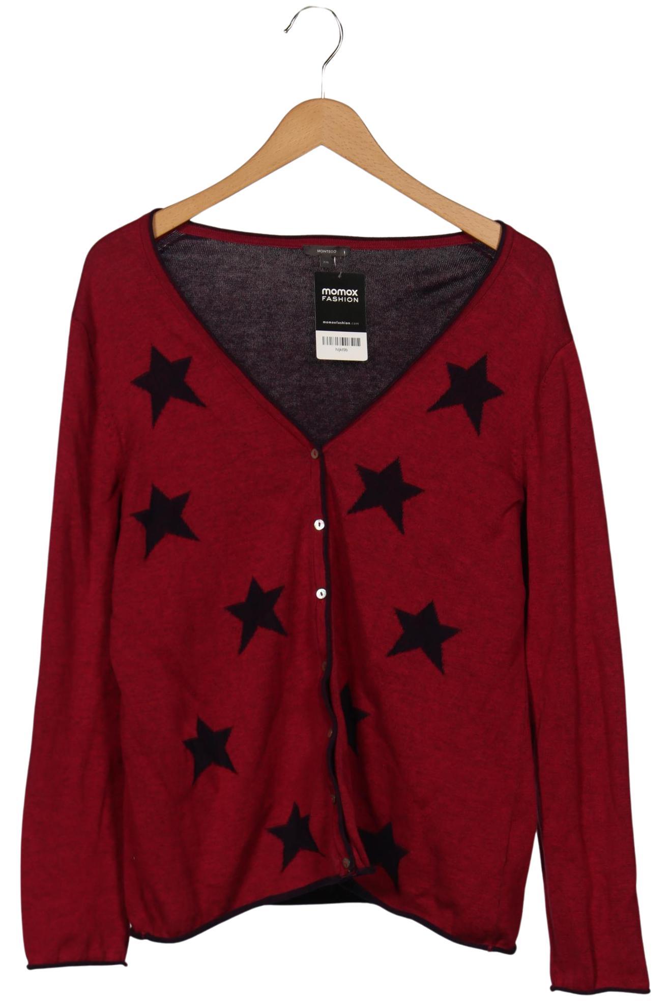 

Montego Damen Strickjacke, bordeaux, Gr. 46