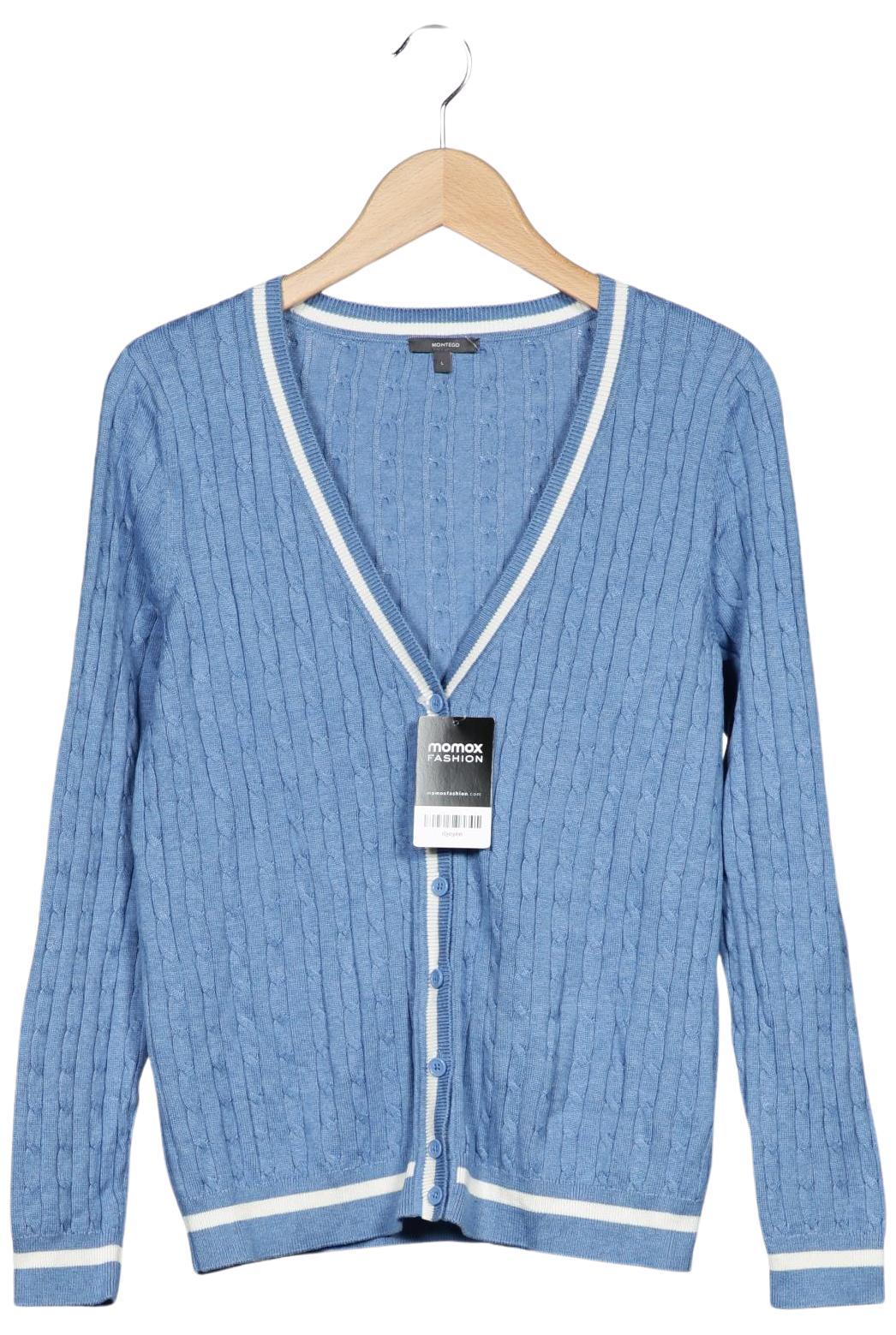 

Montego Damen Strickjacke, hellblau, Gr. 42