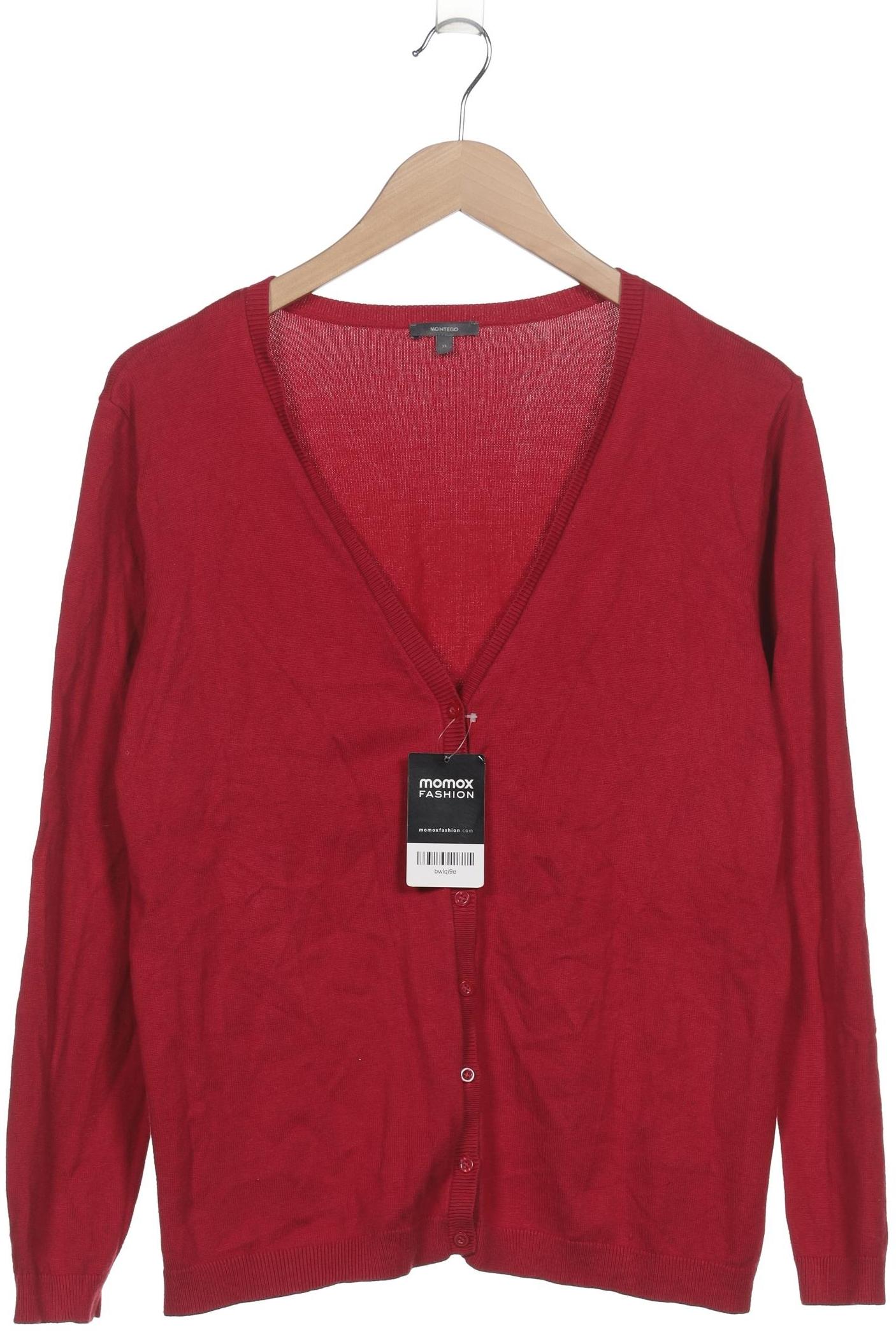 Thumbnail - Montego Damen Strickjacke, rot, Gr. 44