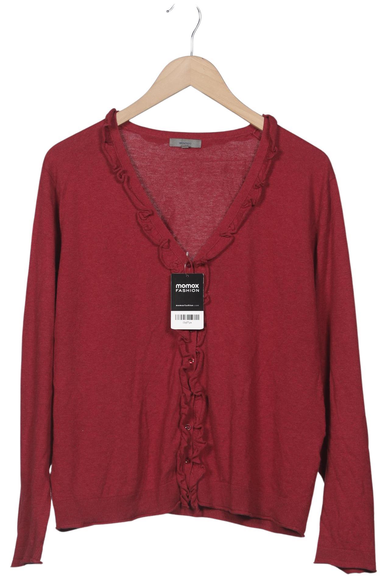 

Montego Damen Strickjacke, rot, Gr. 48