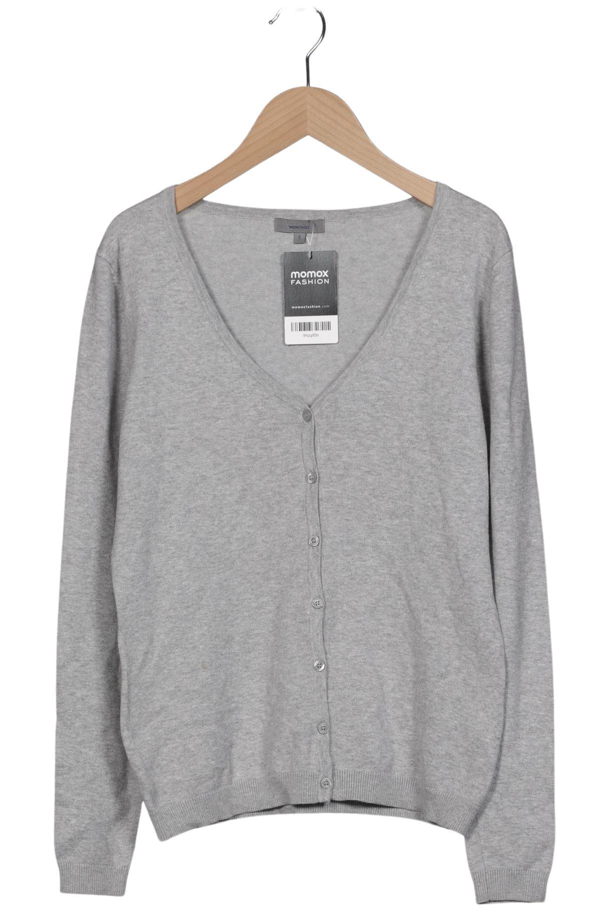 

Montego Damen Strickjacke, grau, Gr. 36