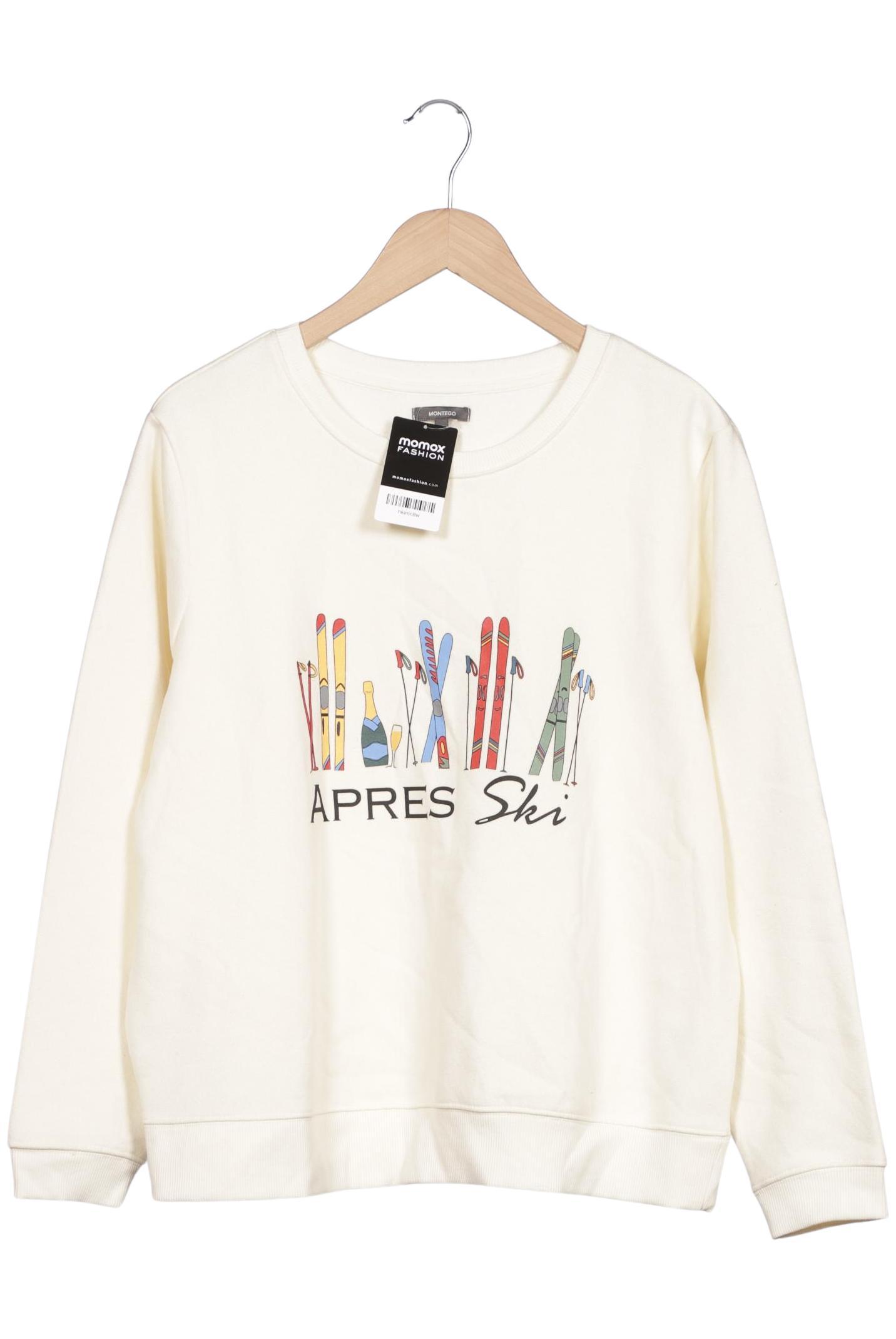 

Montego Damen Sweatshirt, cremeweiß, Gr. 46