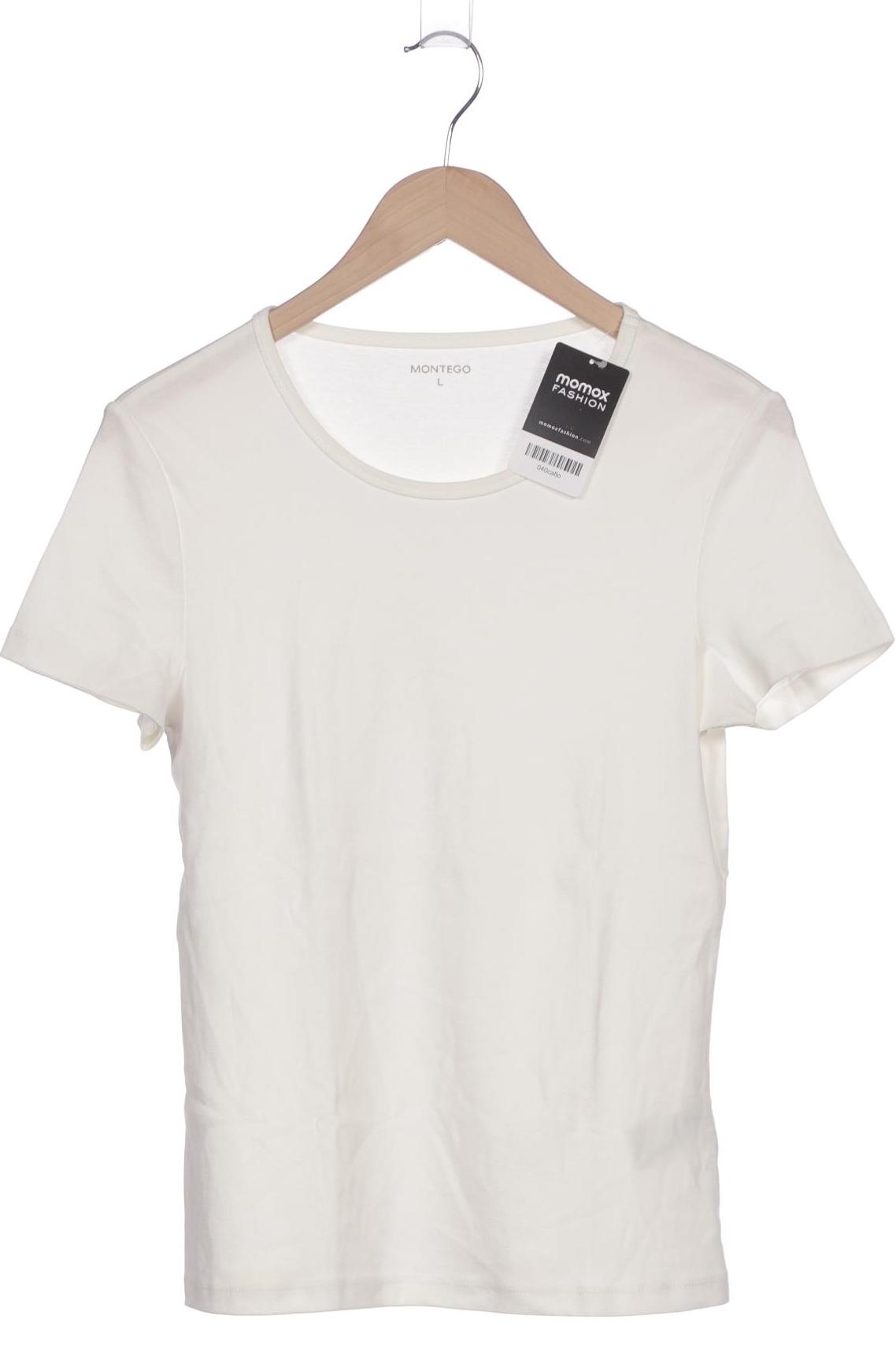 

Montego Damen T-Shirt, cremeweiß, Gr. 42