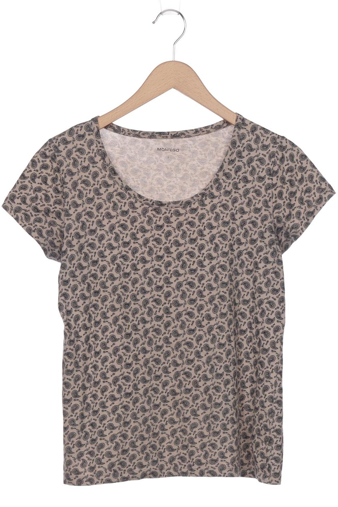 

Montego Damen T-Shirt, braun, Gr. 42