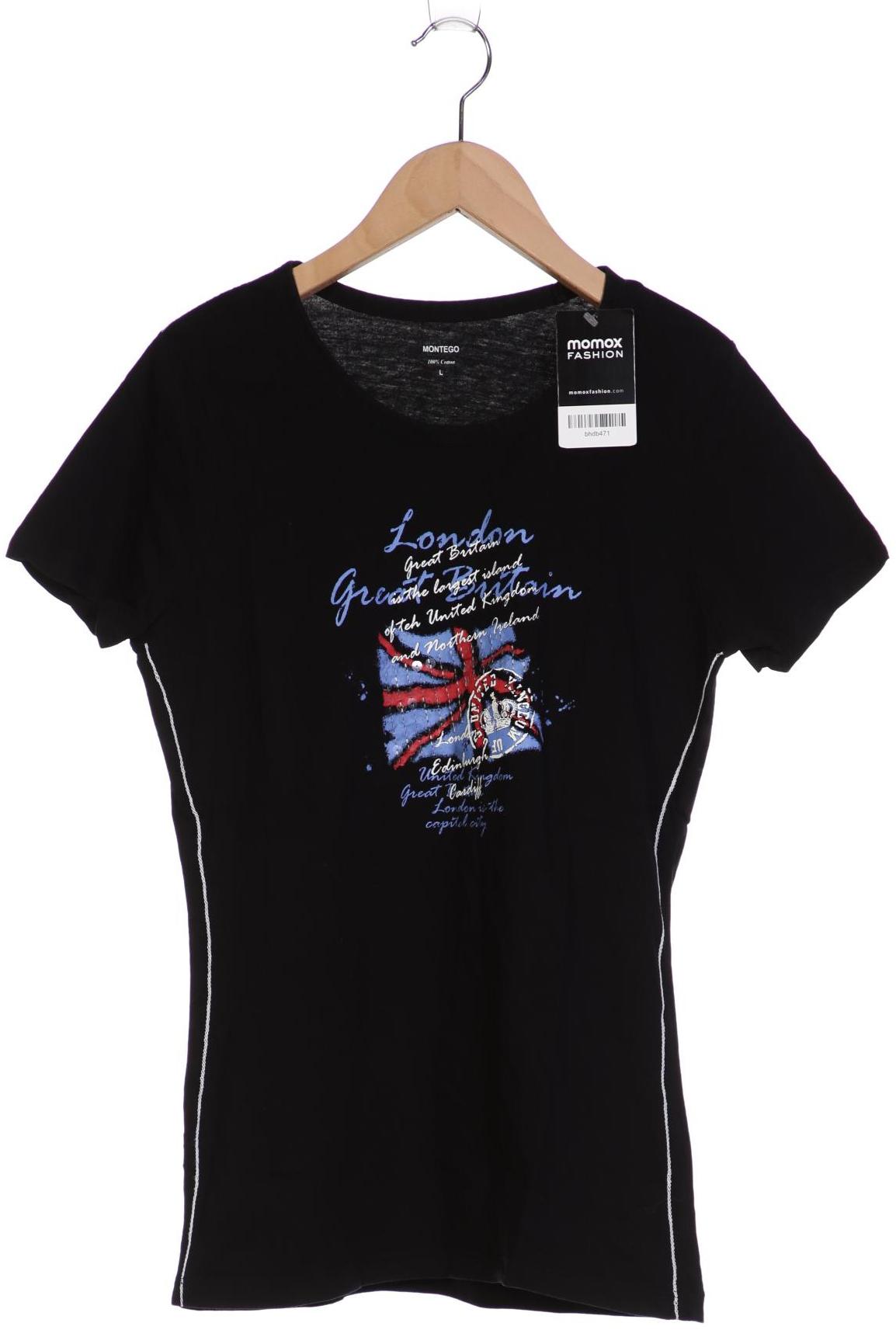 

Montego Damen T-Shirt, schwarz