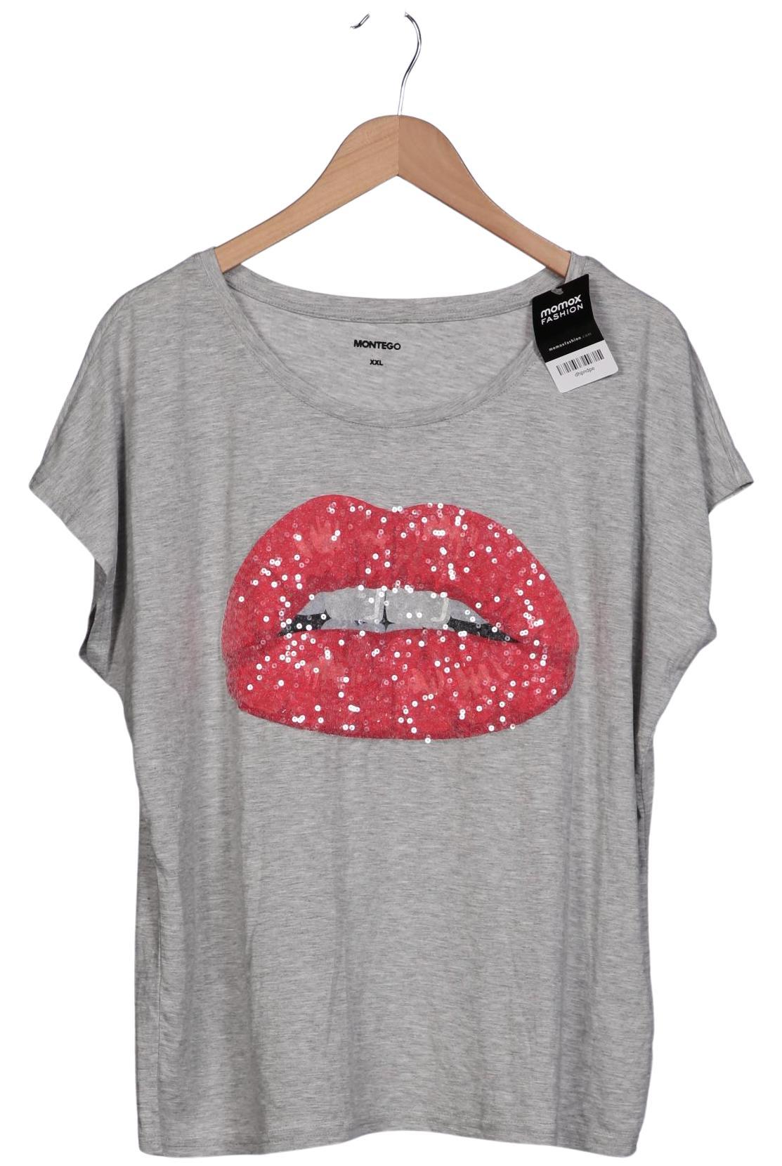 

Montego Damen T-Shirt, grau, Gr. 46