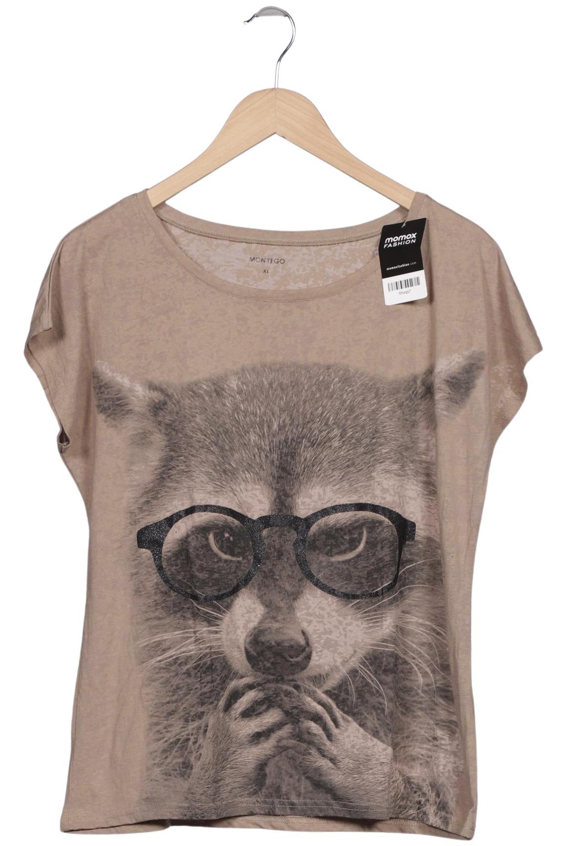 

Montego Damen T-Shirt, braun, Gr. 44