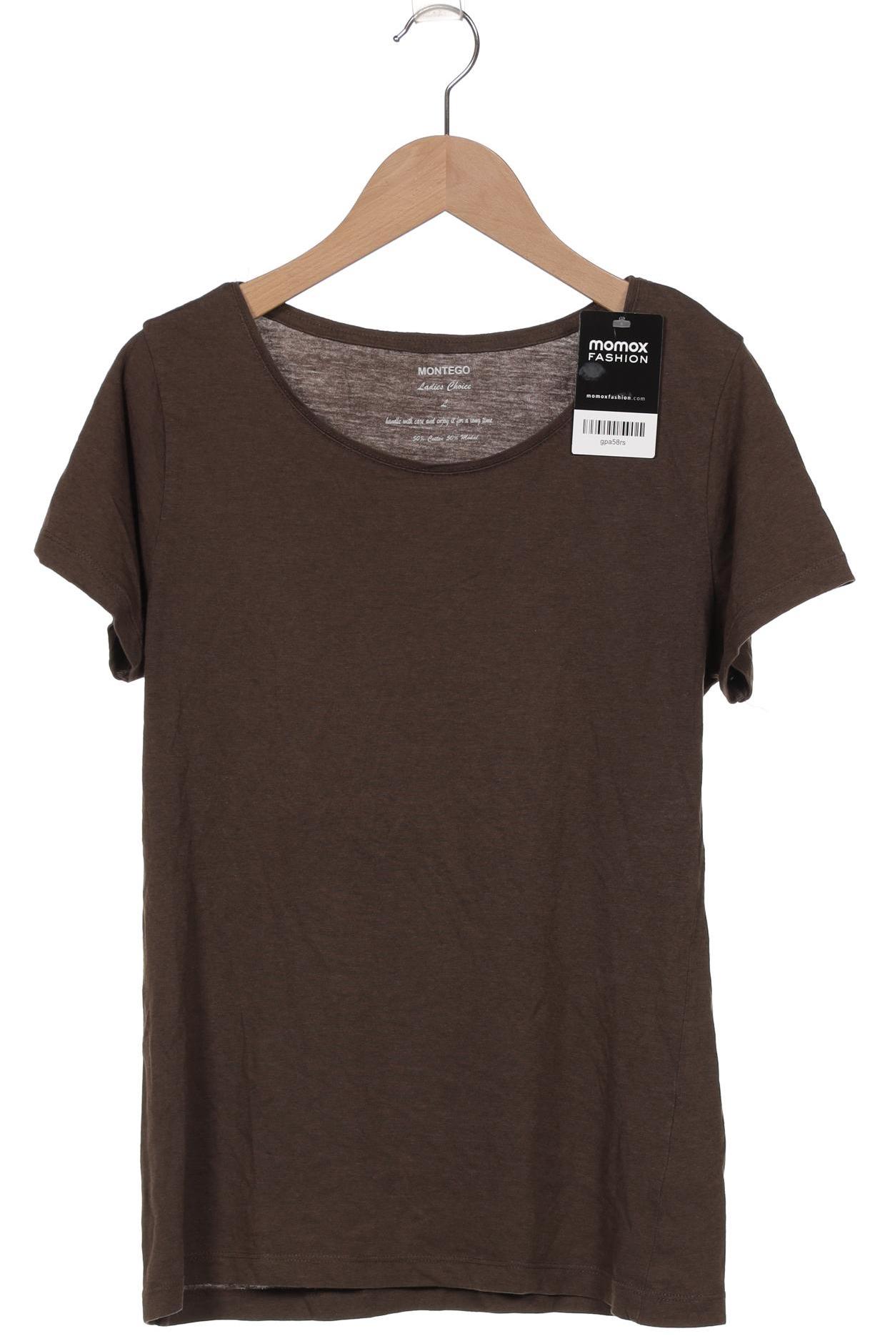 

Montego Damen T-Shirt, braun, Gr. 42