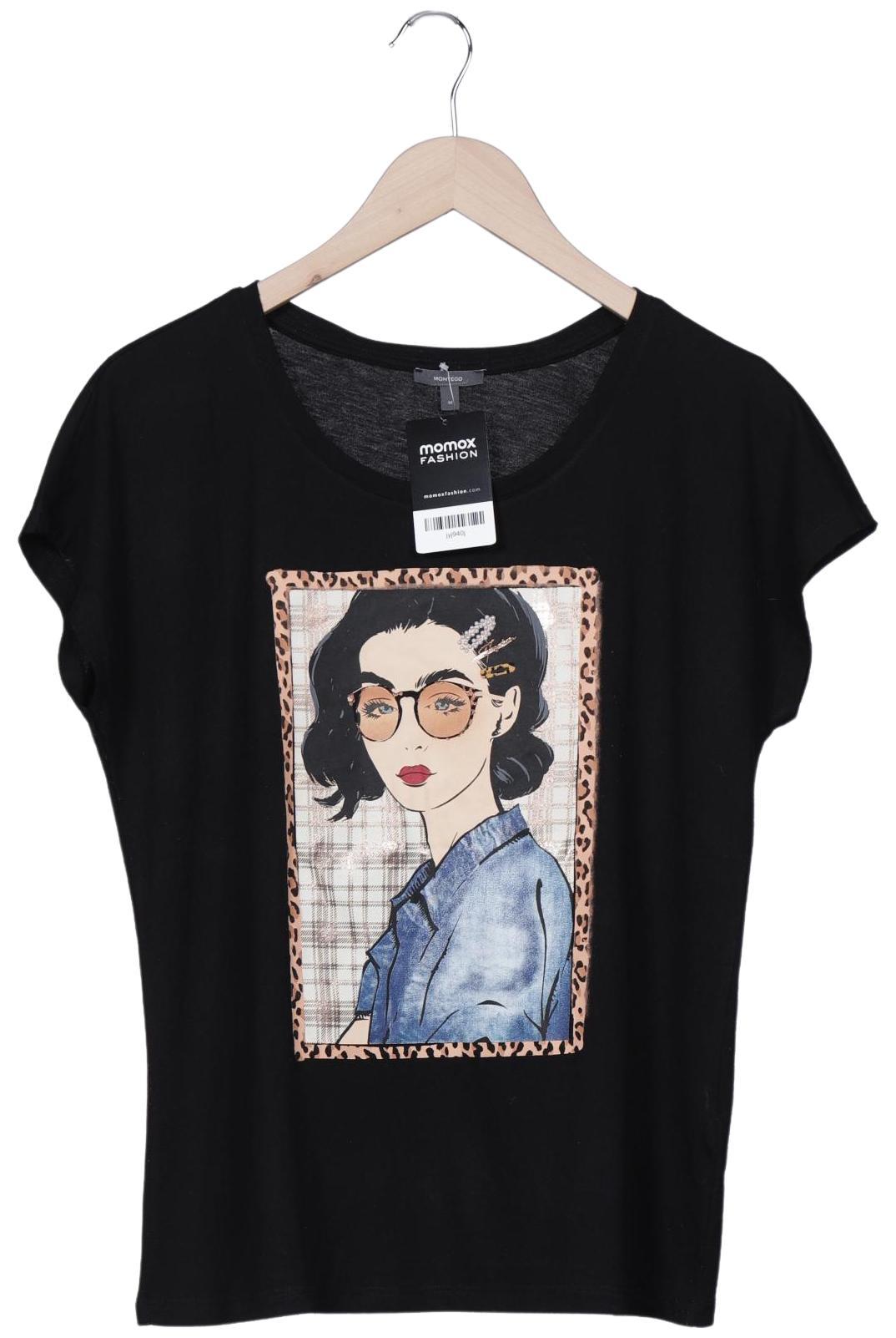 

Montego Damen T-Shirt, schwarz, Gr. 38