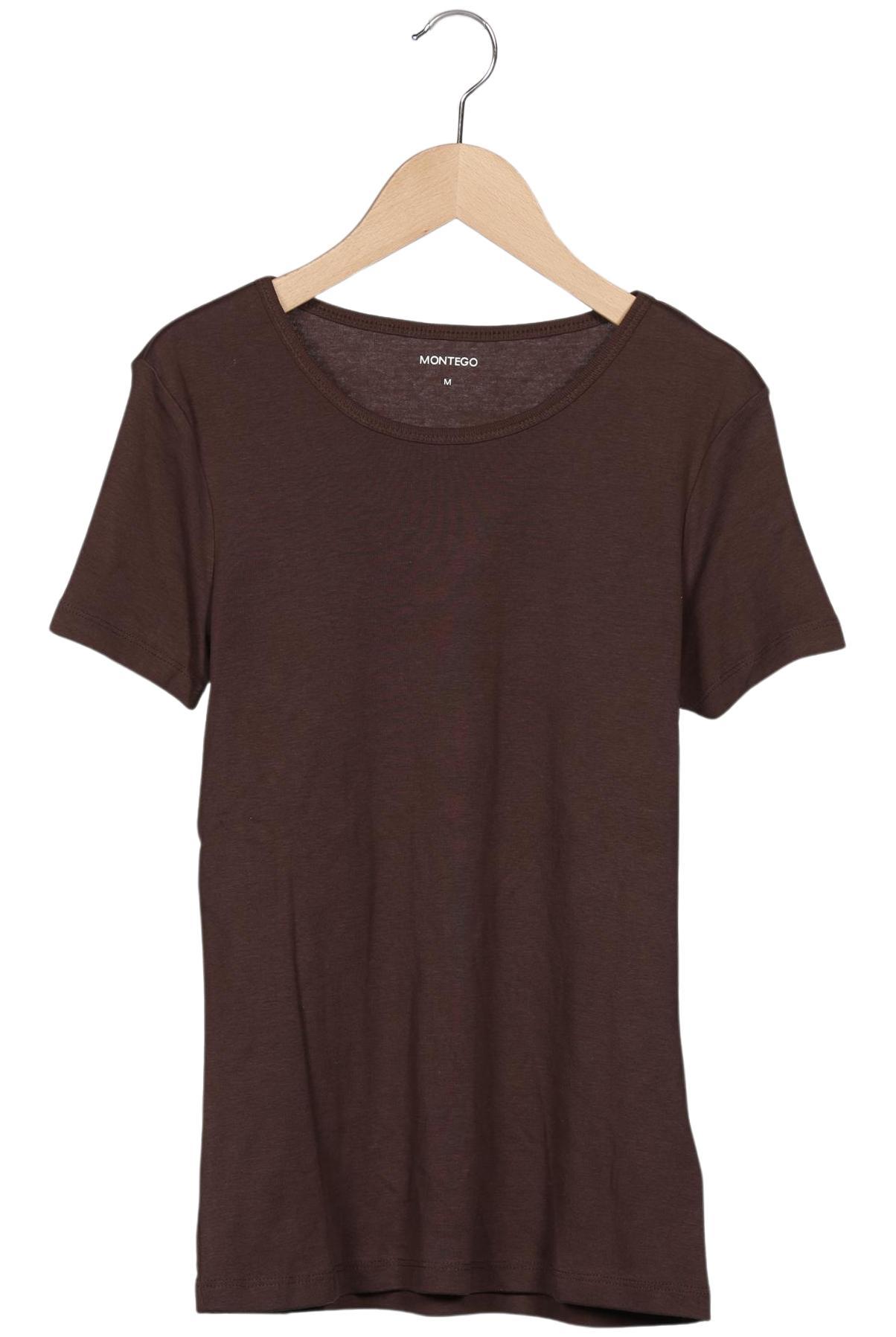 

Montego Damen T-Shirt, braun, Gr. 38