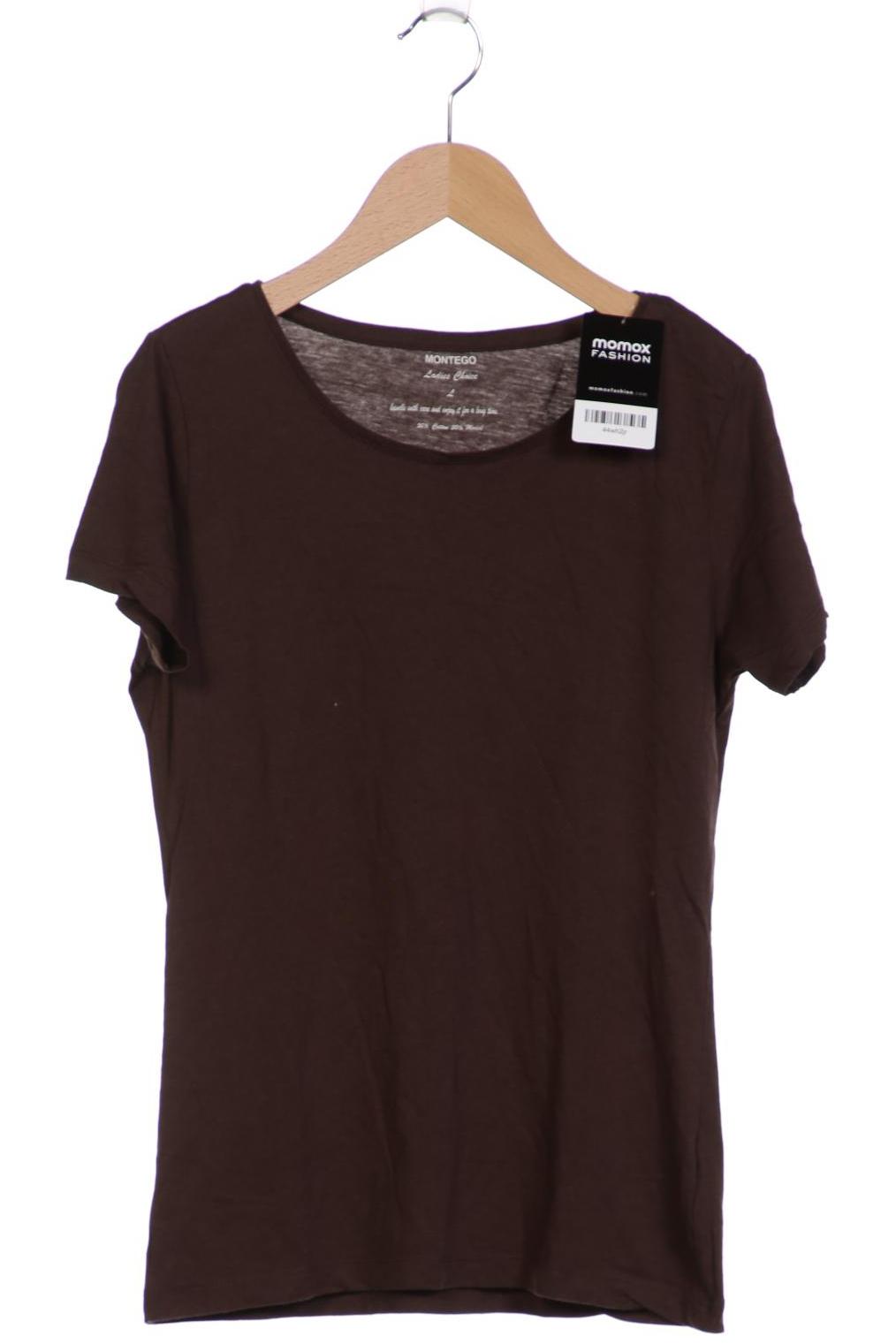 

Montego Damen T-Shirt, braun, Gr. 42