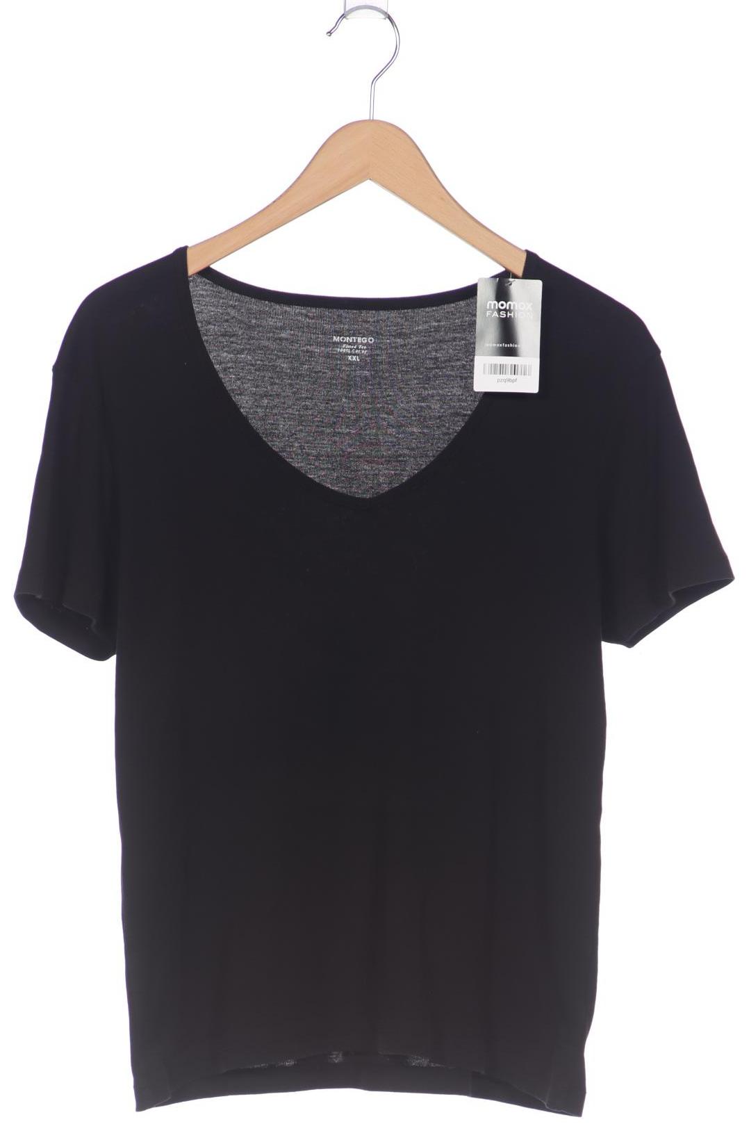 

Montego Damen T-Shirt, schwarz, Gr. 46