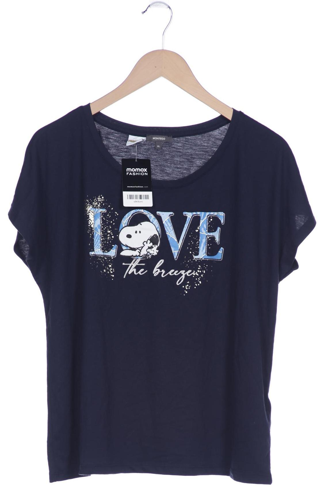 

Montego Damen T-Shirt, marineblau, Gr. 44