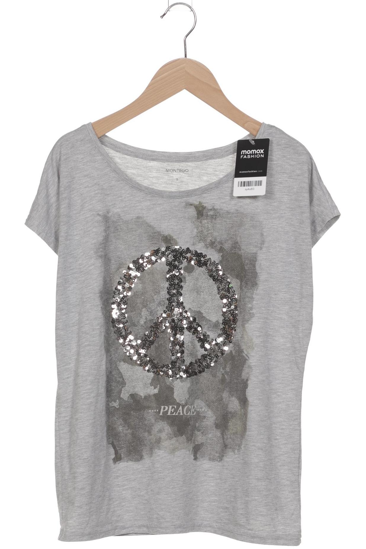 

Montego Damen T-Shirt, grau, Gr. 36