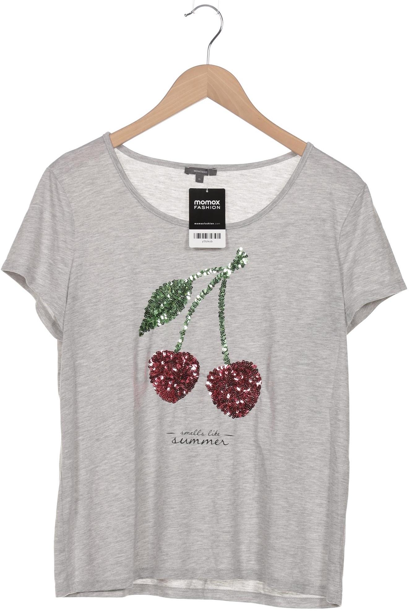 

Montego Damen T-Shirt, grau, Gr. 44