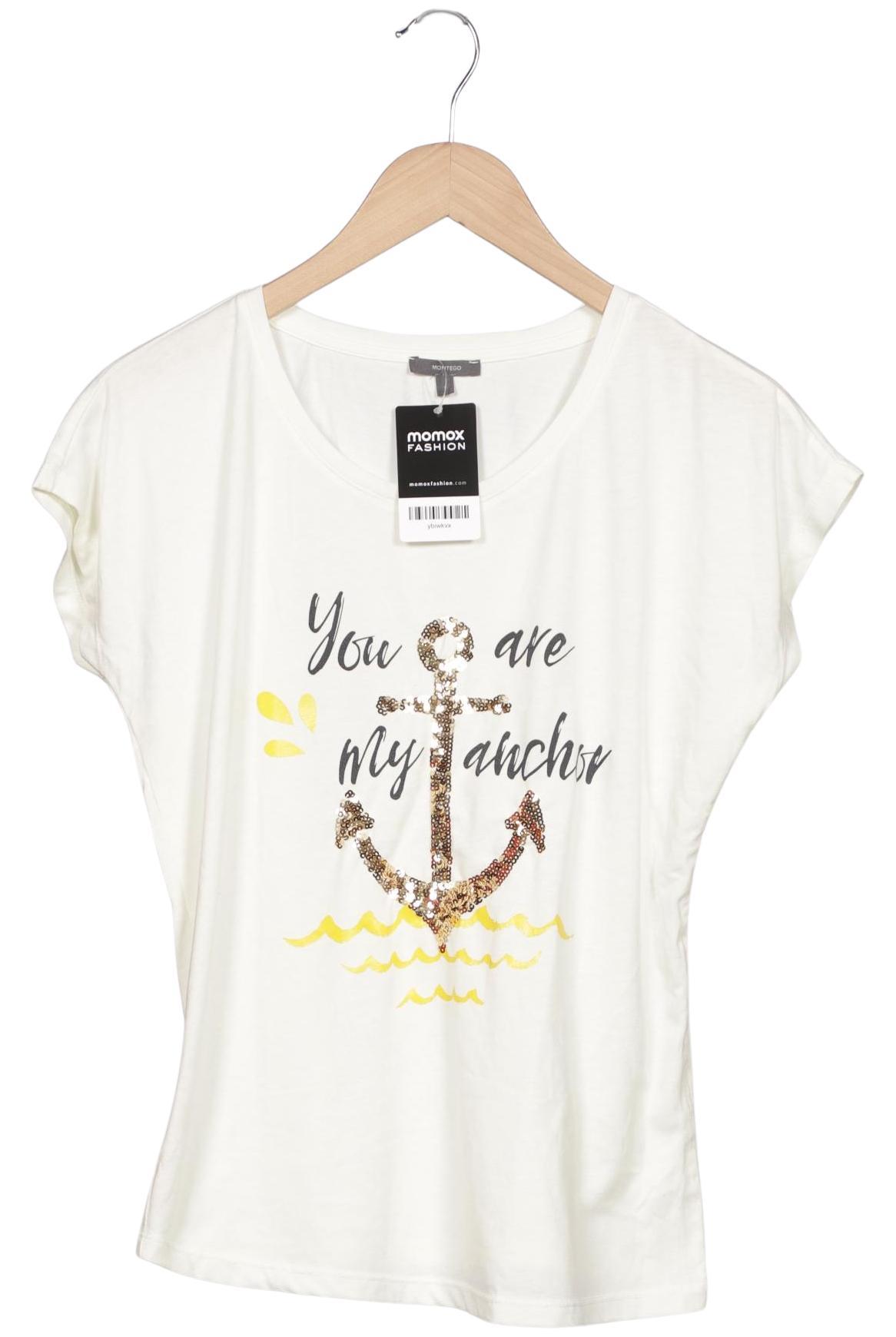 

Montego Damen T-Shirt, cremeweiß, Gr. 36