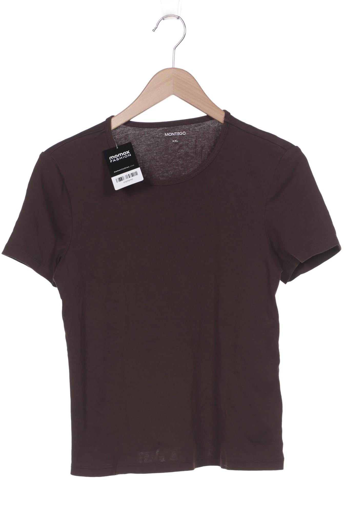 

Montego Damen T-Shirt, braun, Gr. 46