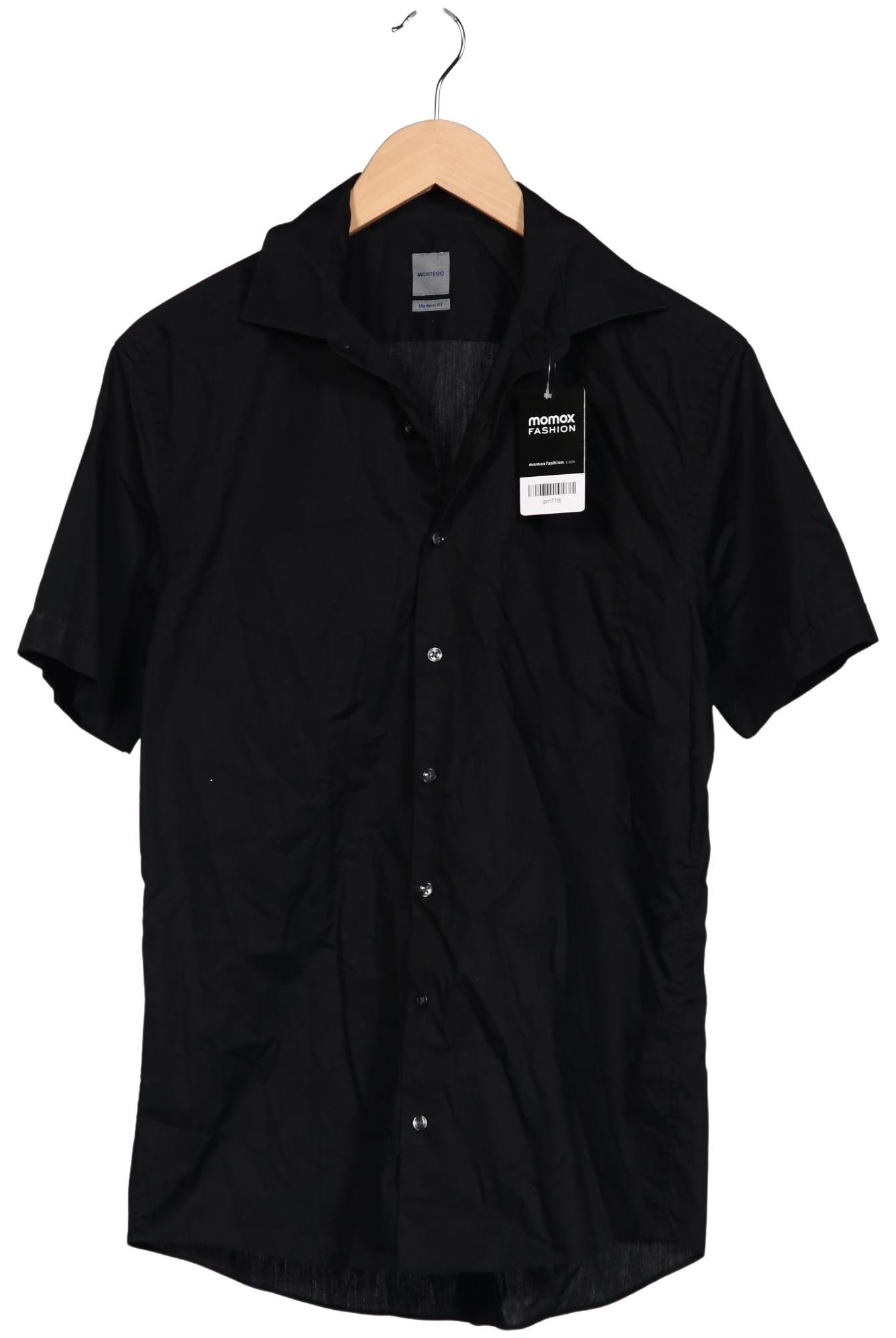 Thumbnail - Montego Herren Hemd, schwarz, Gr. 46