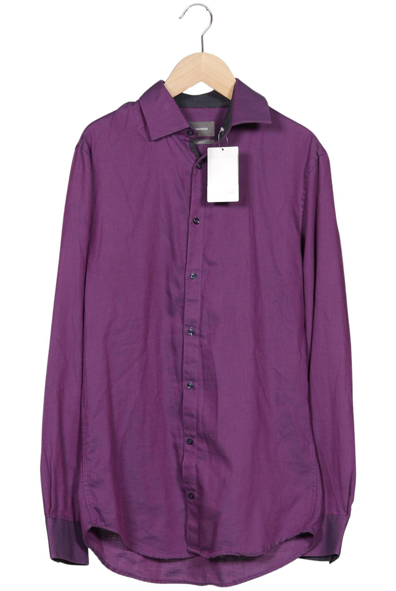 Thumbnail - Montego Herren Hemd, flieder, Gr. 44