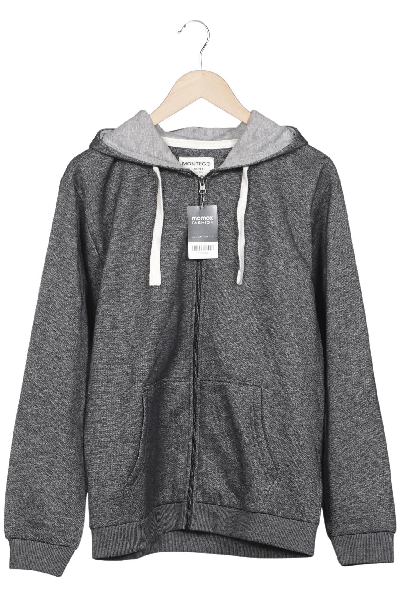 Thumbnail - Montego Herren Kapuzenpullover, grau, Gr. 52