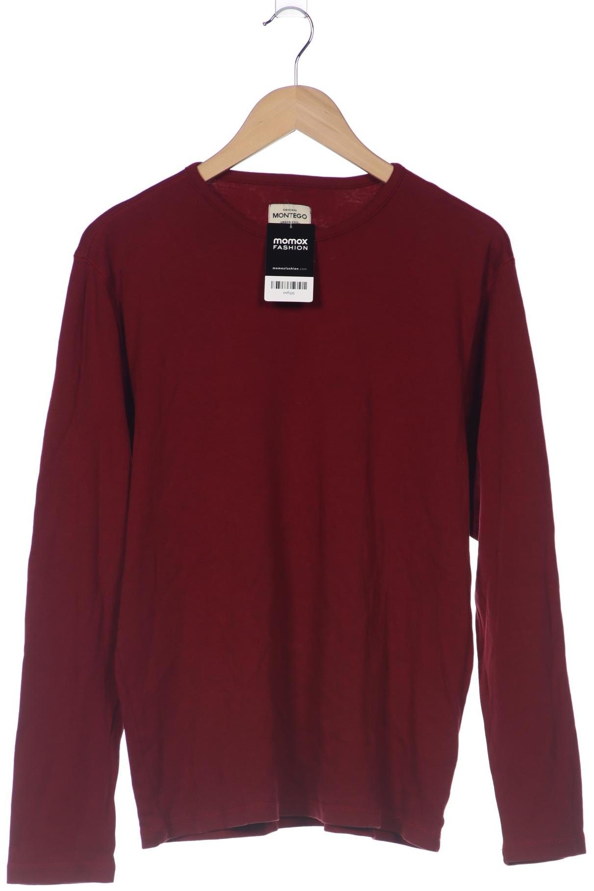 

Montego Herren Langarmshirt, bordeaux, Gr. 52
