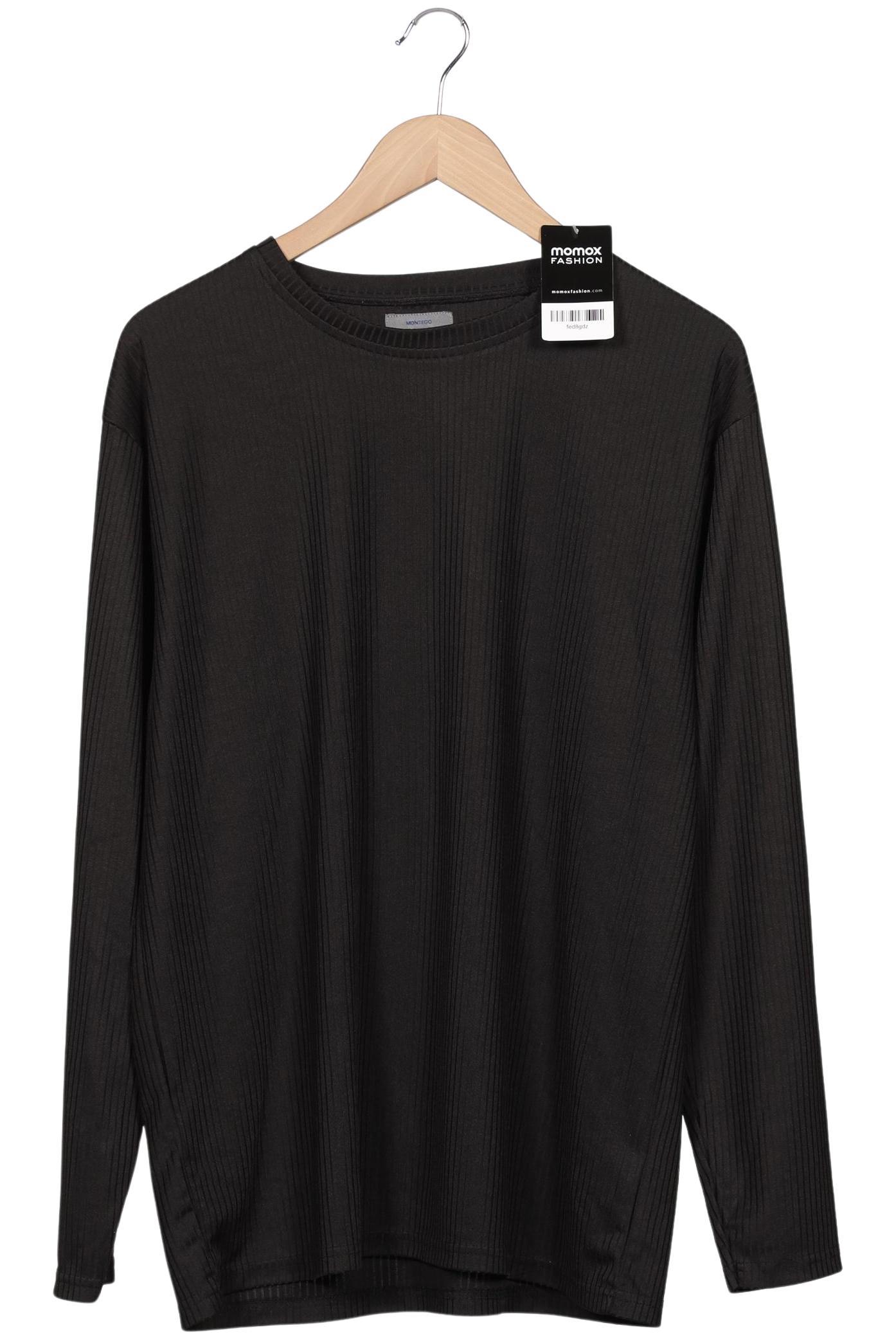 Thumbnail - Montego Herren Langarmshirt, schwarz, Gr. 52