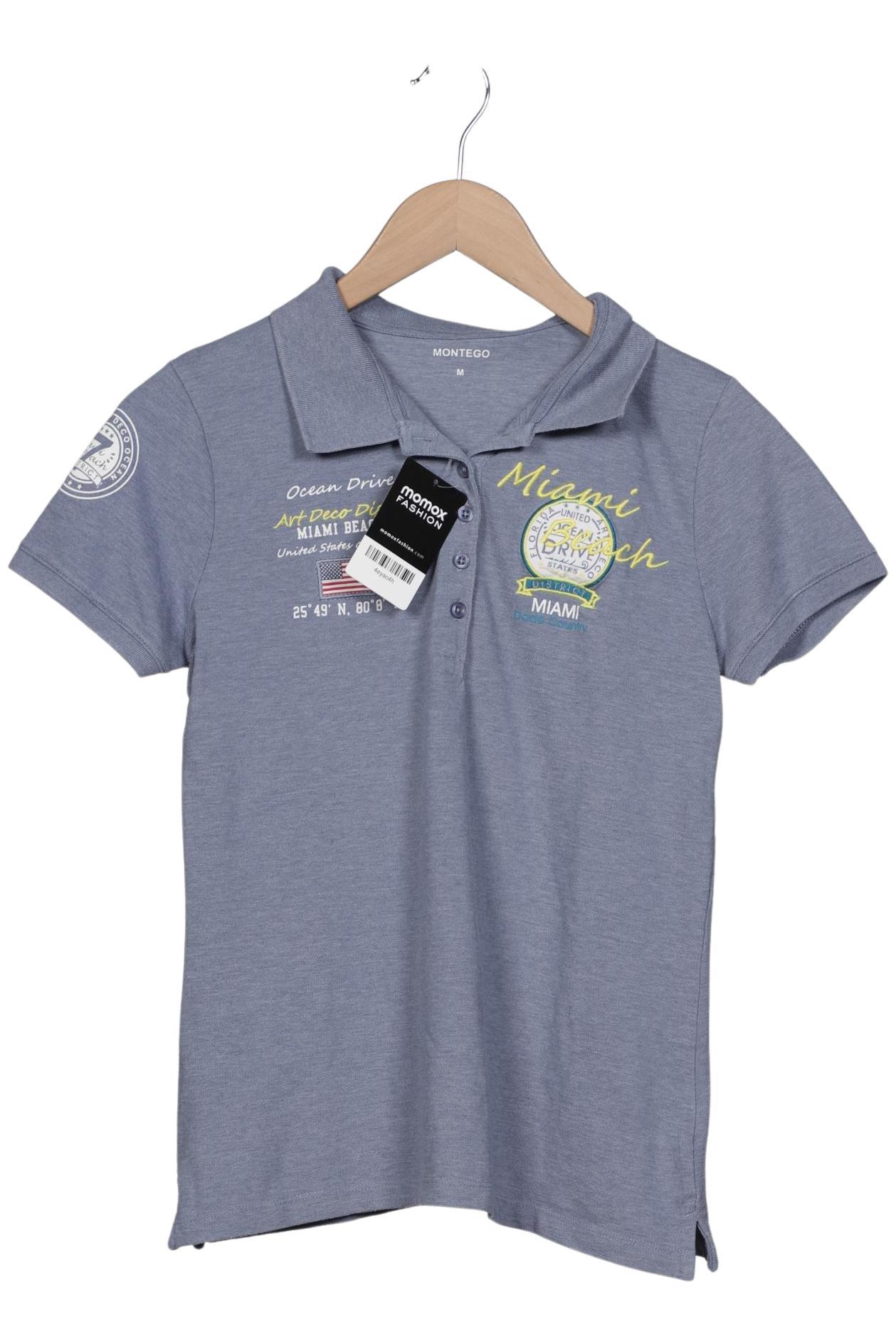 Thumbnail - Montego Herren Poloshirt, blau, Gr. 48