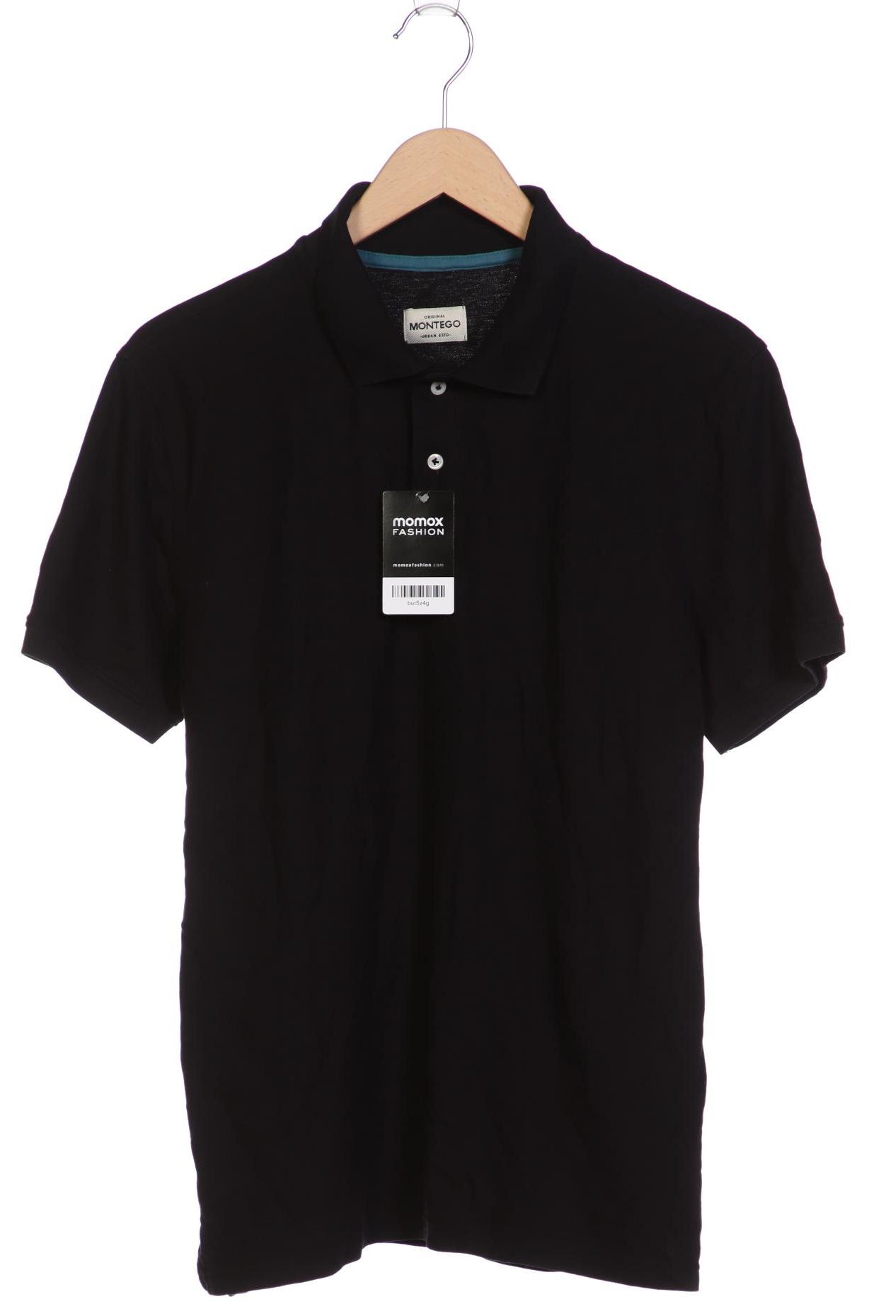 

Montego Herren Poloshirt, schwarz, Gr. 52