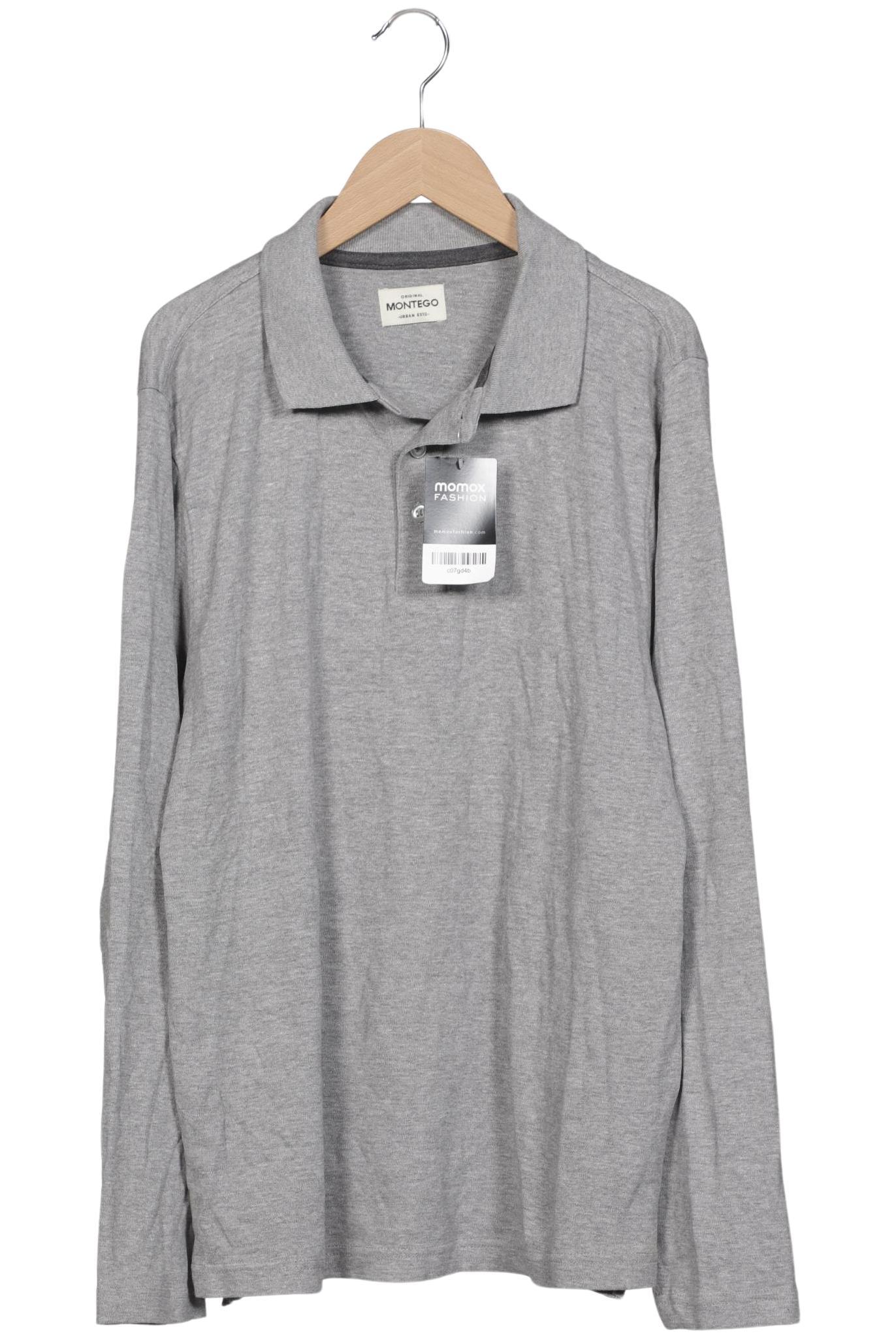 Thumbnail - Montego Herren Poloshirt, grau, Gr. 52