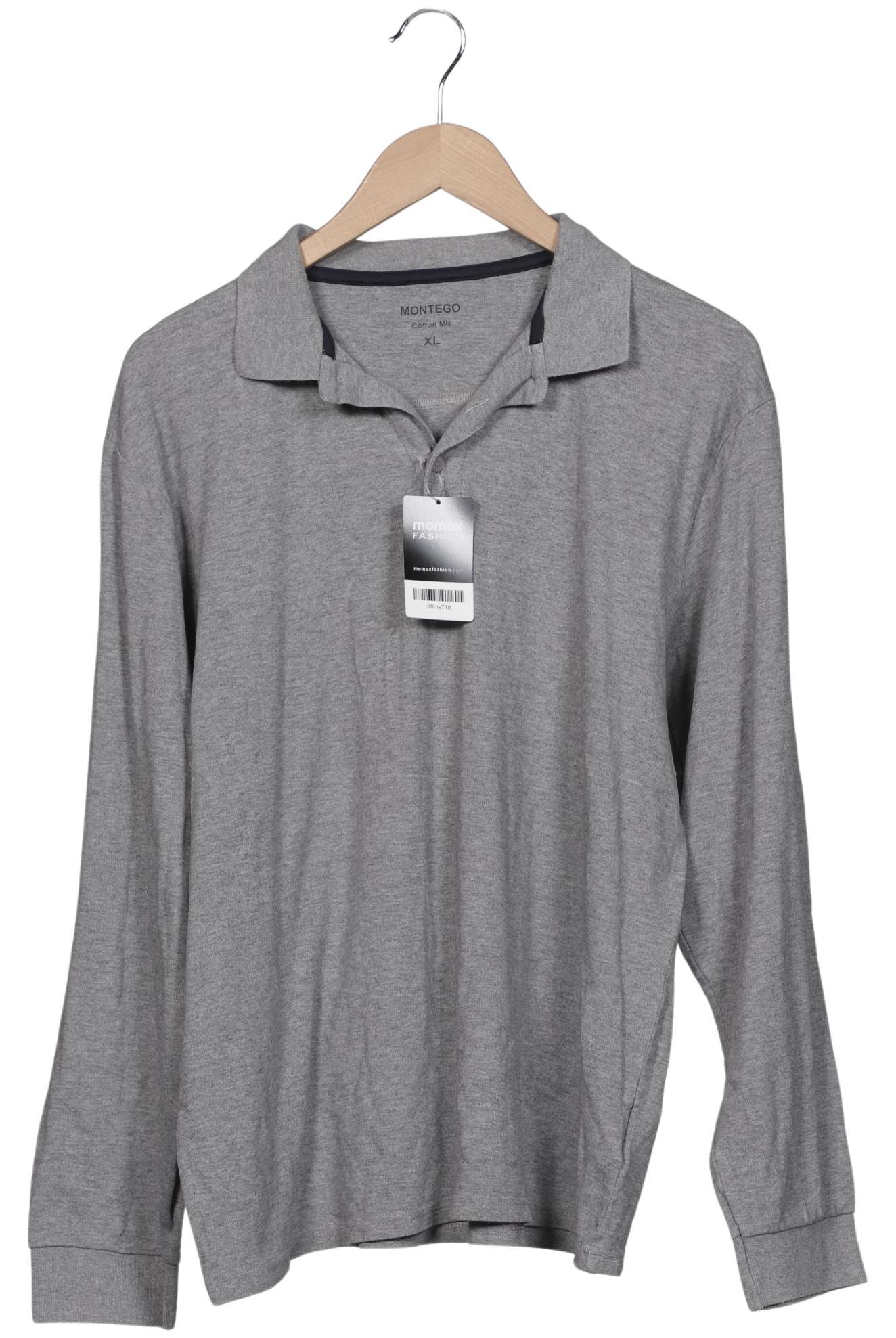 Thumbnail - Montego Herren Poloshirt, grau, Gr. 54