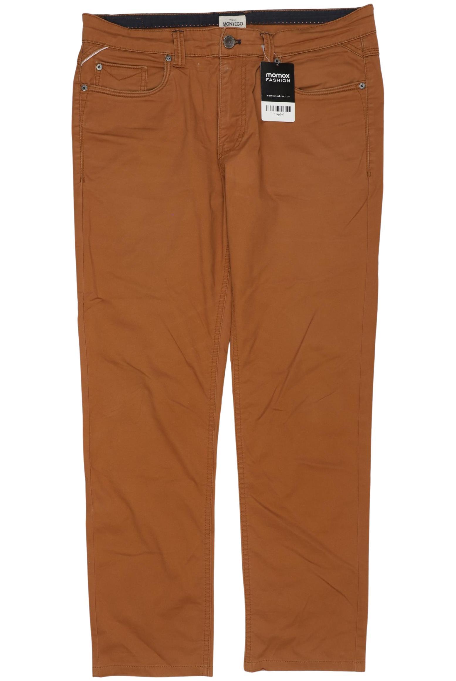 Thumbnail - Montego Herren Stoffhose, braun, Gr. 32