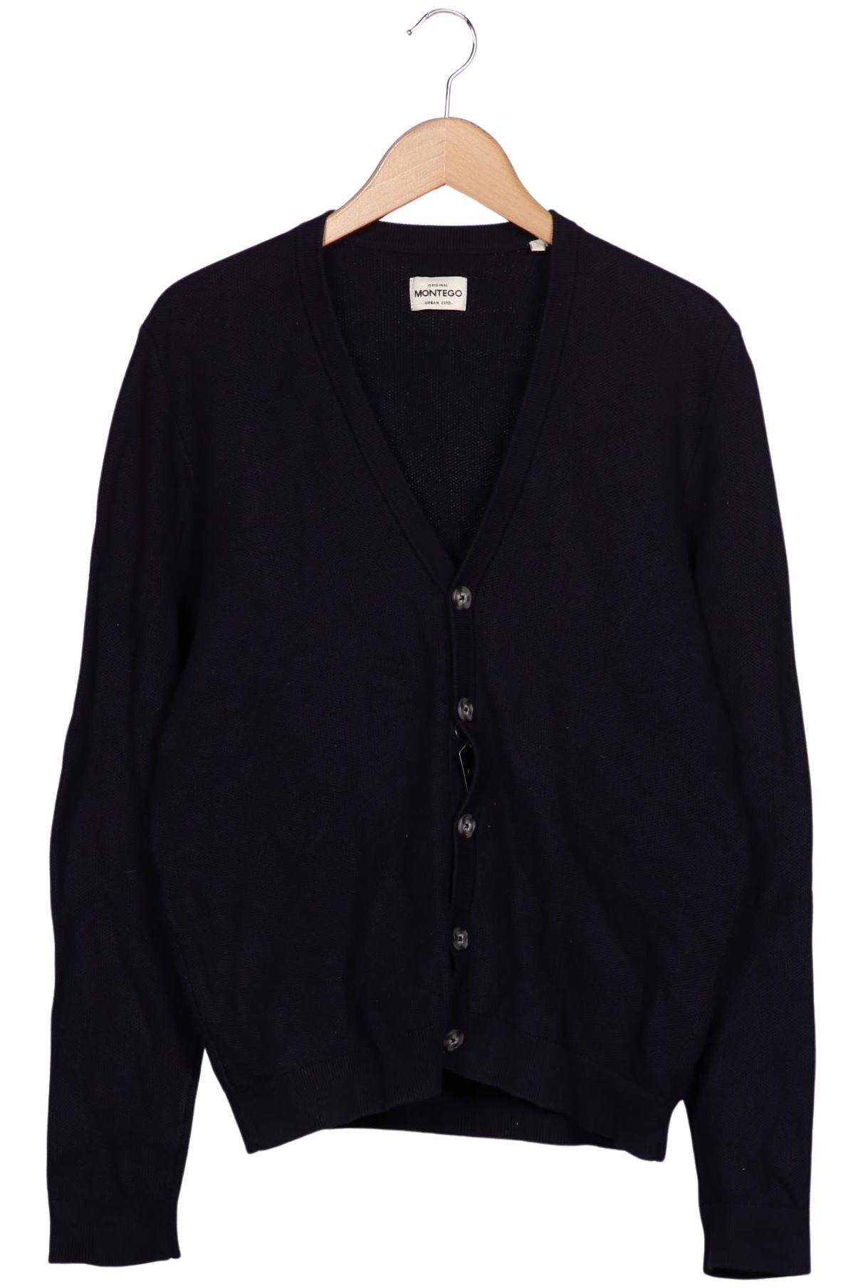 

Montego Herren Strickjacke, marineblau, Gr. 52