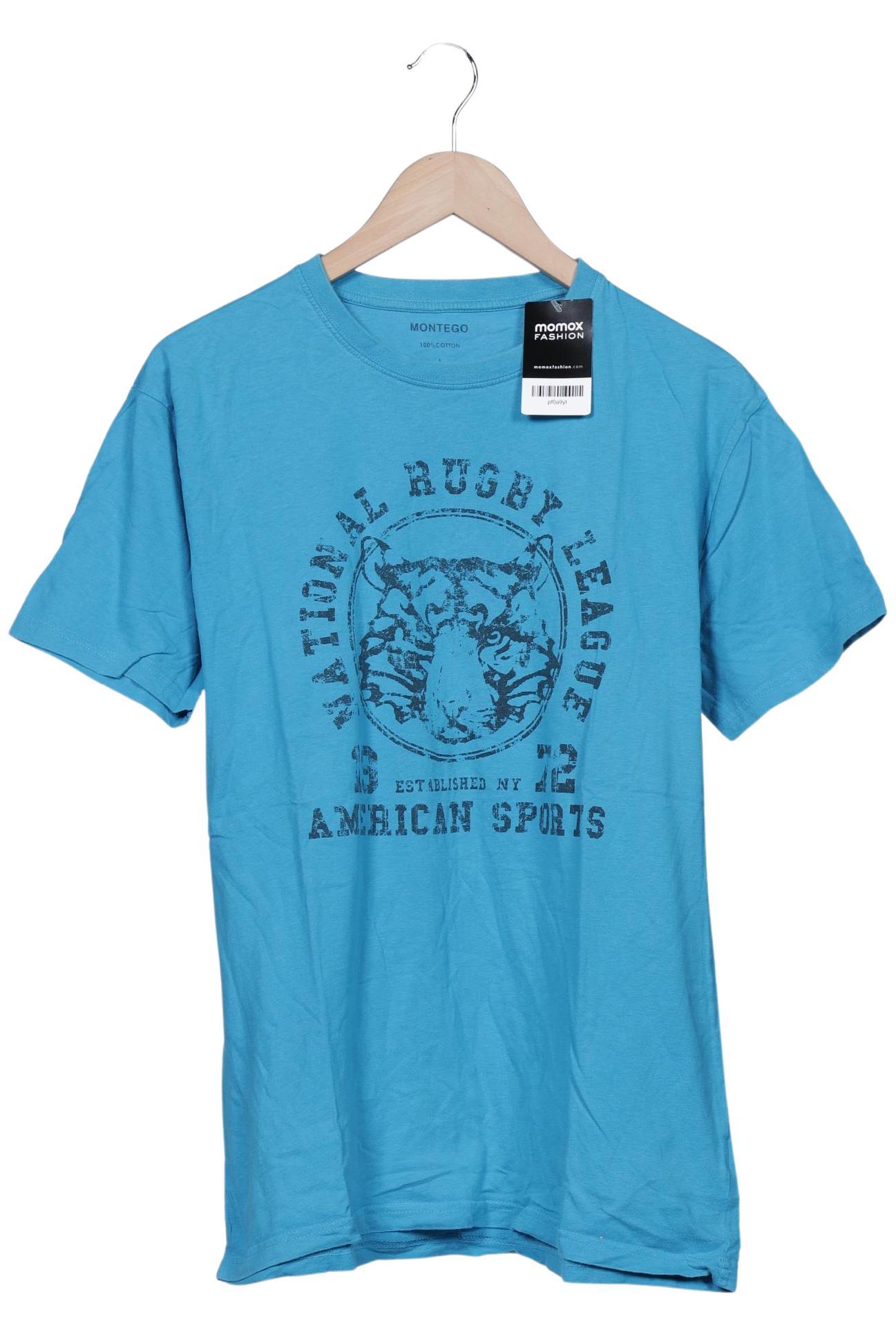 

Montego Herren T-Shirt, blau, Gr. 52