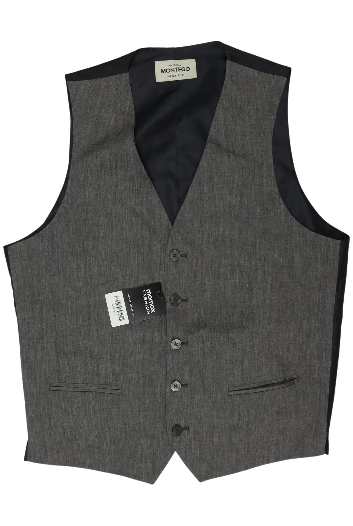 Thumbnail - Montego Herren Weste, grau, Gr. 52