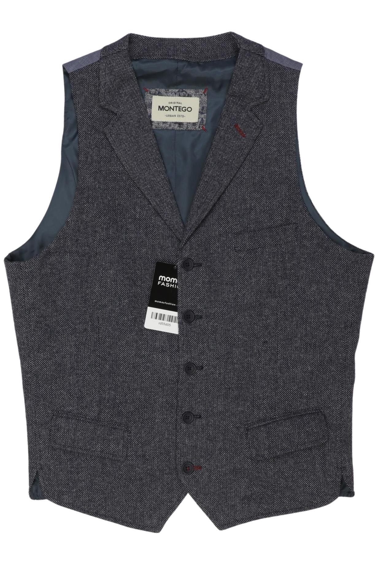 Thumbnail - Montego Herren Weste, grau, Gr. 46