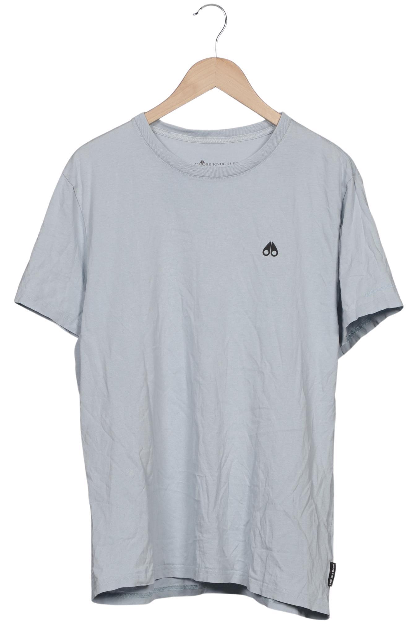 

Moose Knuckles Herren T-Shirt, blau, Gr. 52