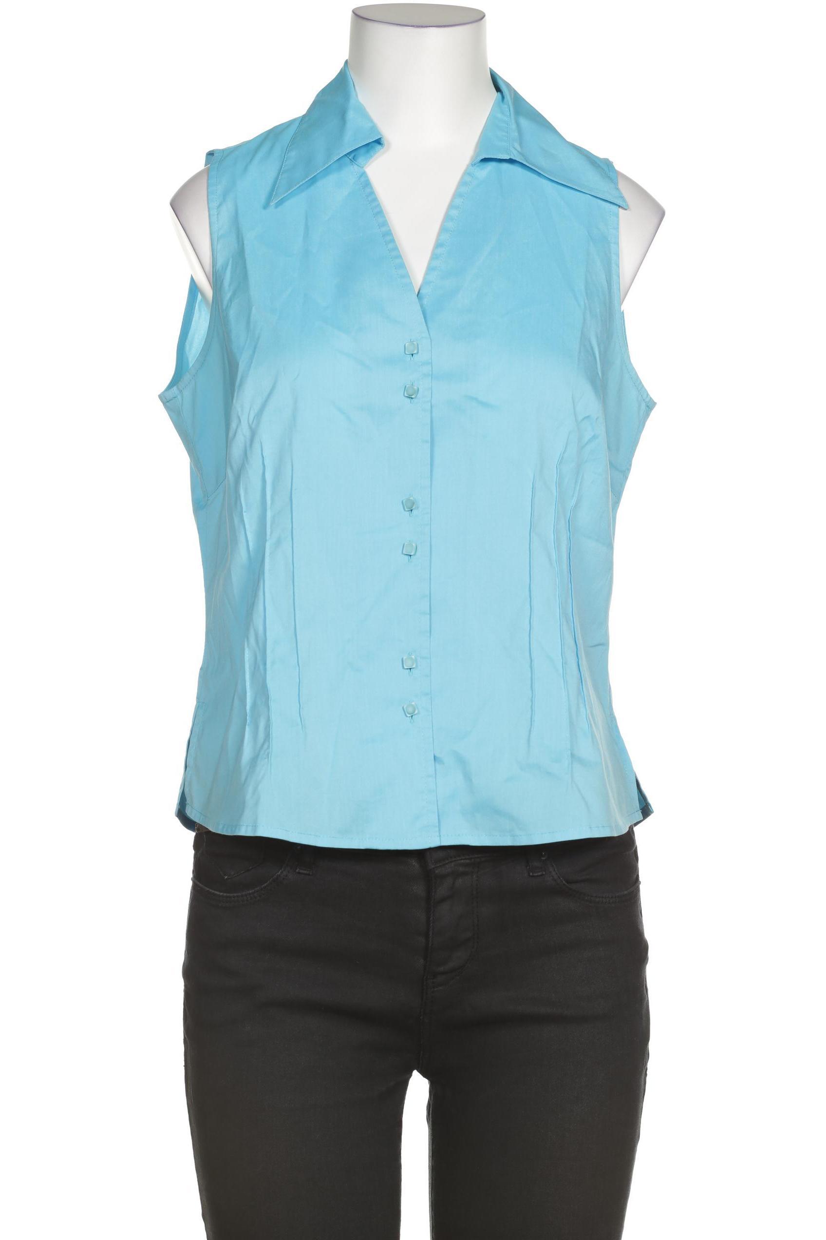 

More & More Damen Bluse, blau, Gr. 38