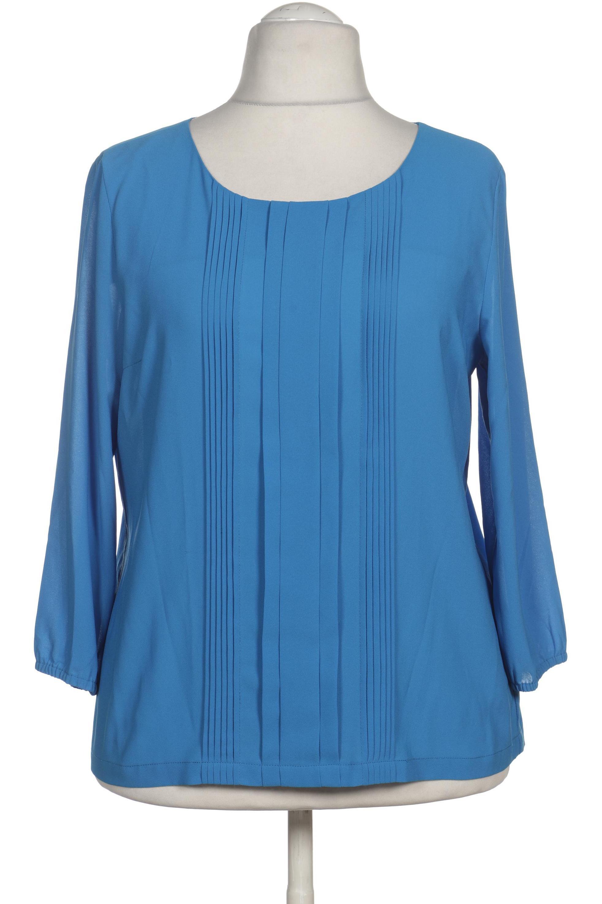 

More & More Damen Bluse, blau, Gr. 42