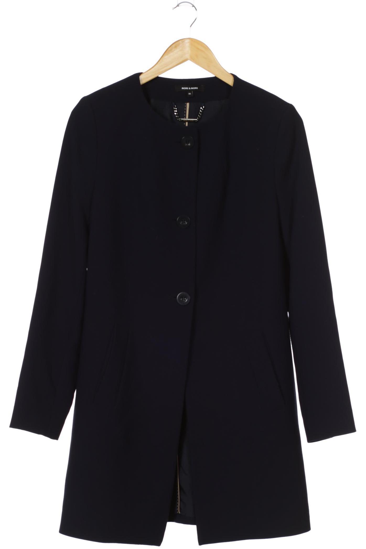 

More & More Damen Mantel, blau, Gr. 36