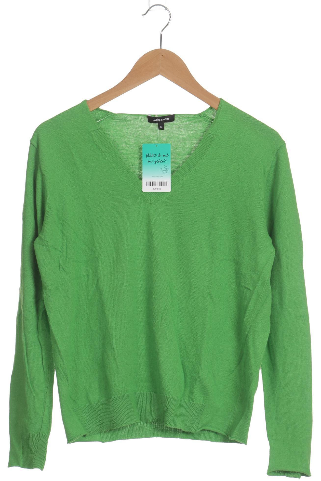 

More & More Damen Pullover, grün, Gr. 34
