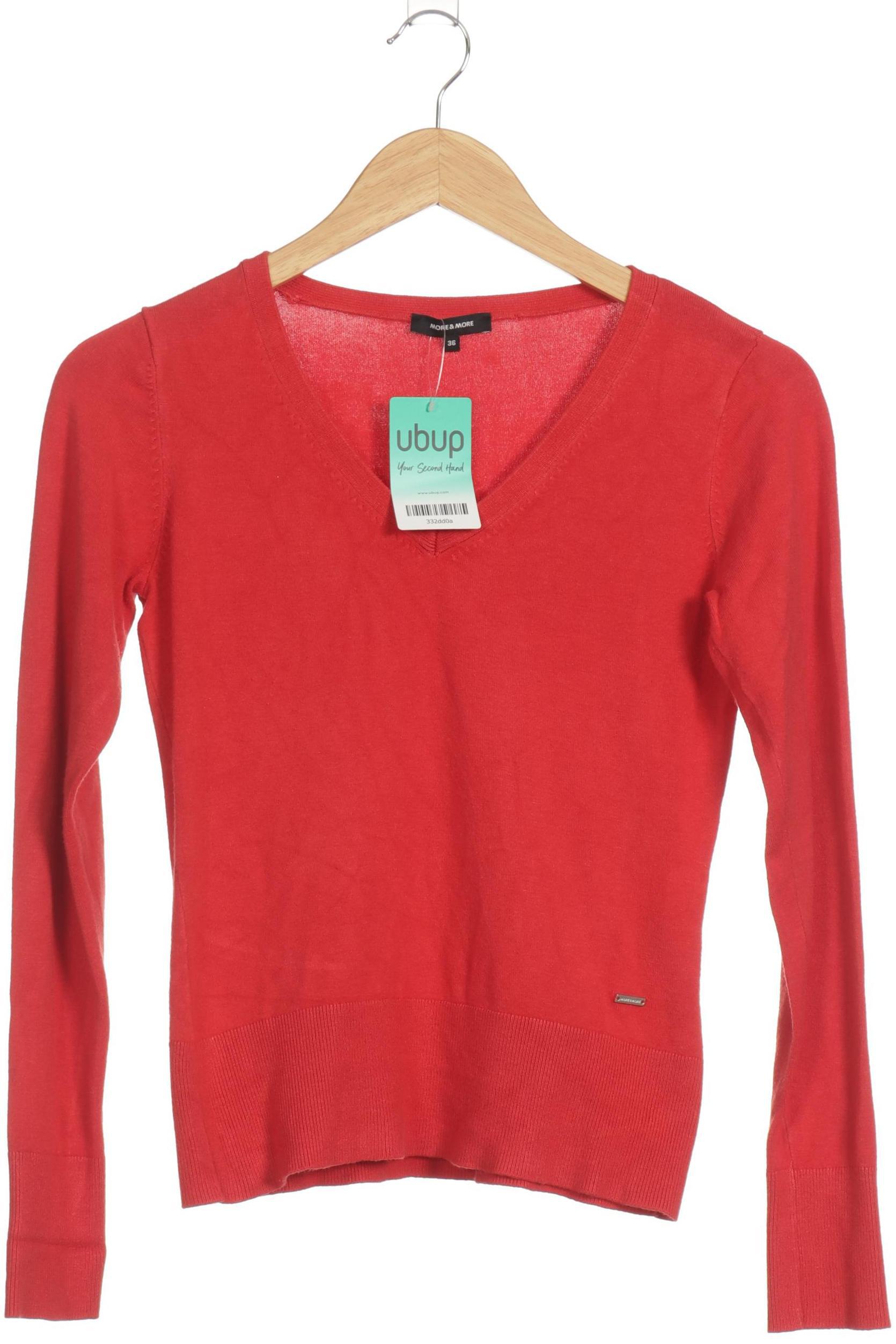 

More & More Damen Pullover, rot, Gr. 36