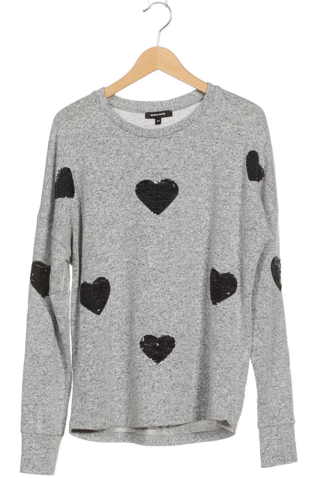 

More & More Damen Pullover, grau, Gr. 34