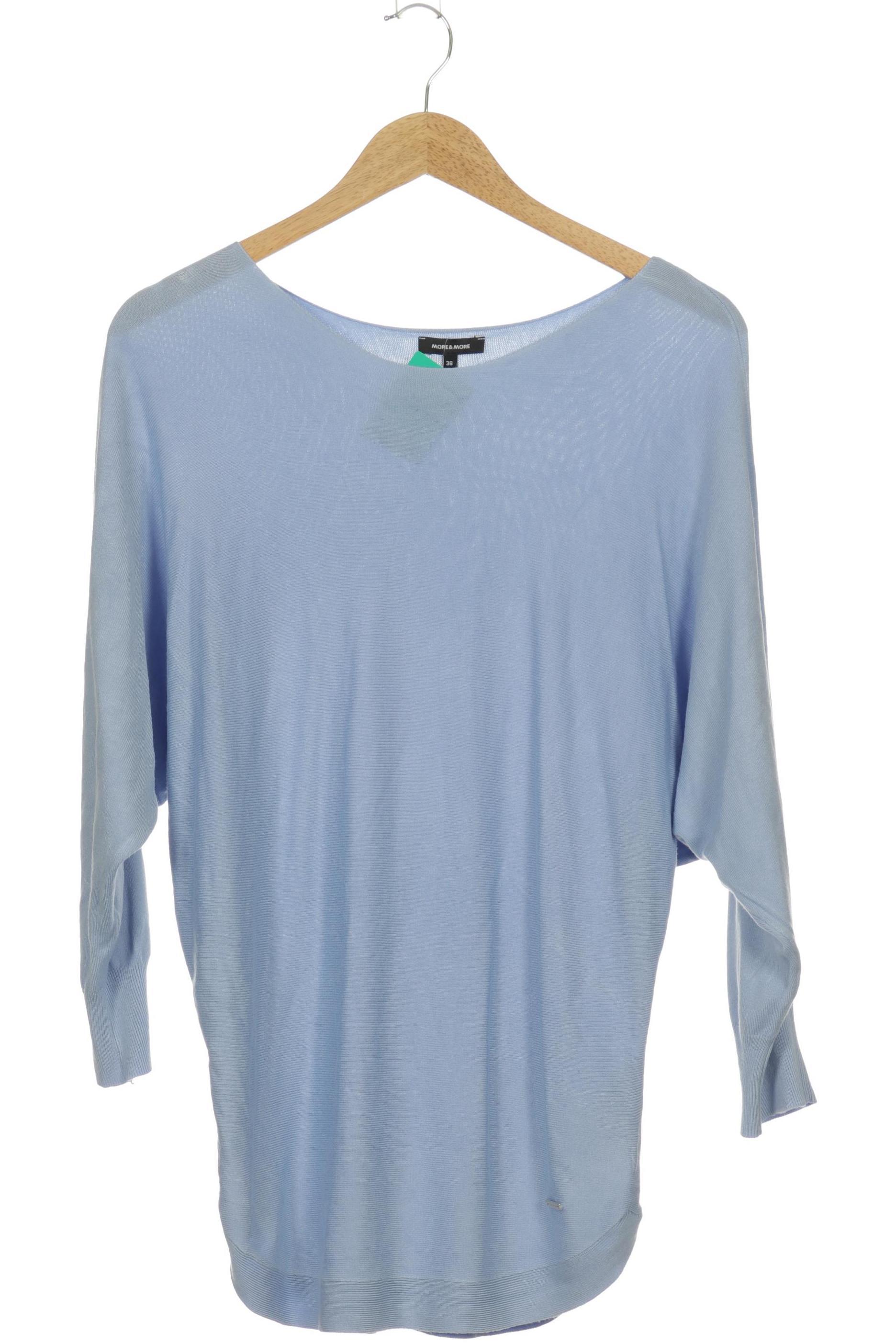 

More & More Damen Pullover, blau, Gr. 38