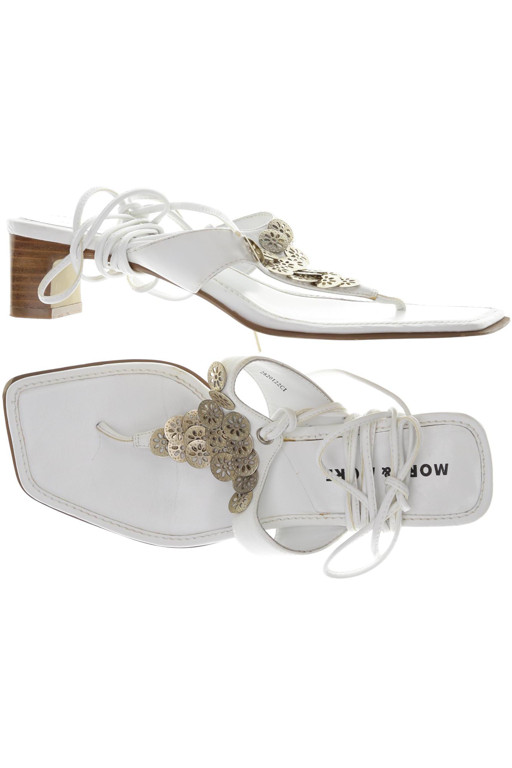 

More & More Damen Sandale, weiß, Gr. 38