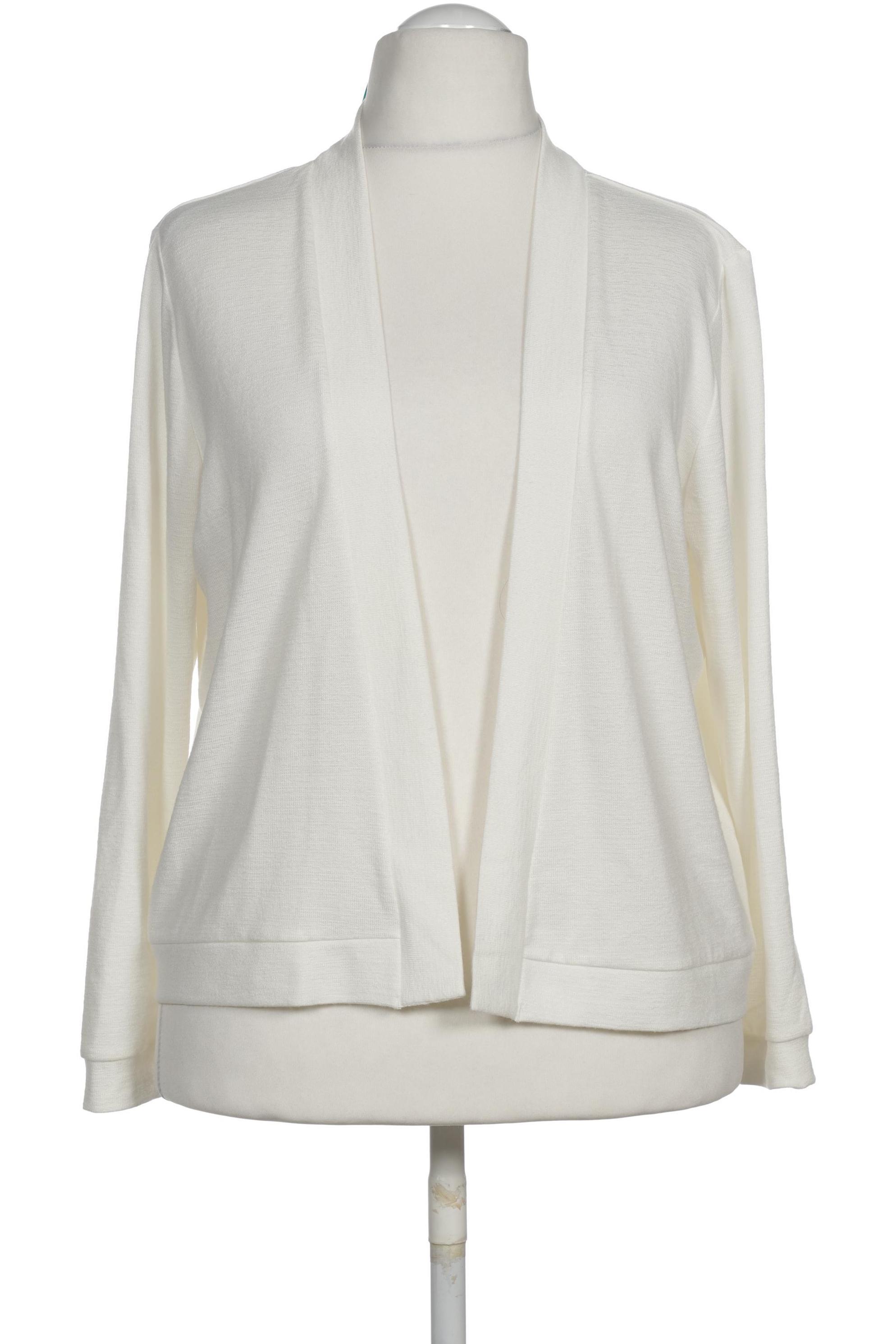 

More & More Damen Strickjacke, weiß, Gr. 46