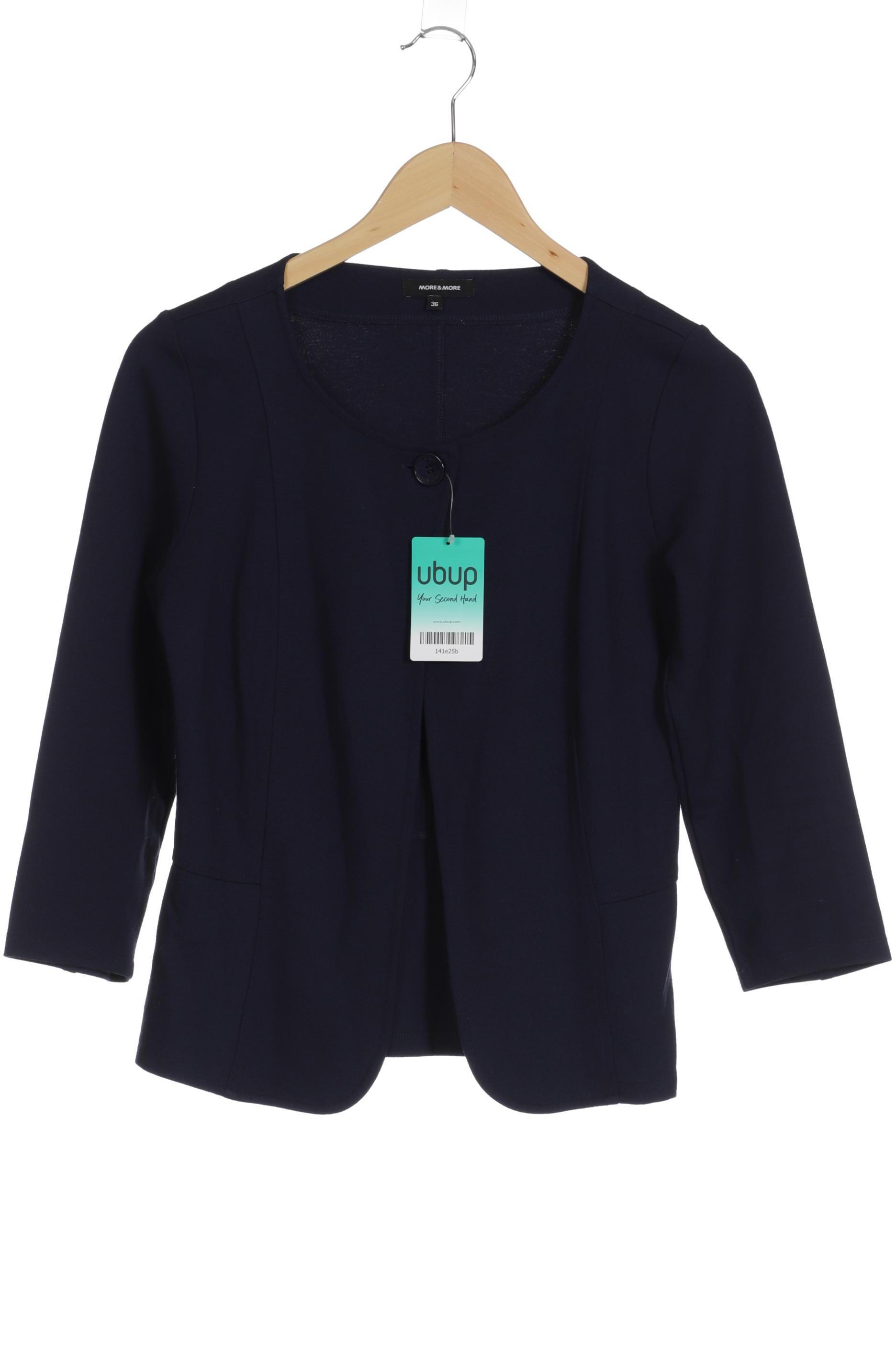 

More & More Damen Strickjacke, blau, Gr. 36