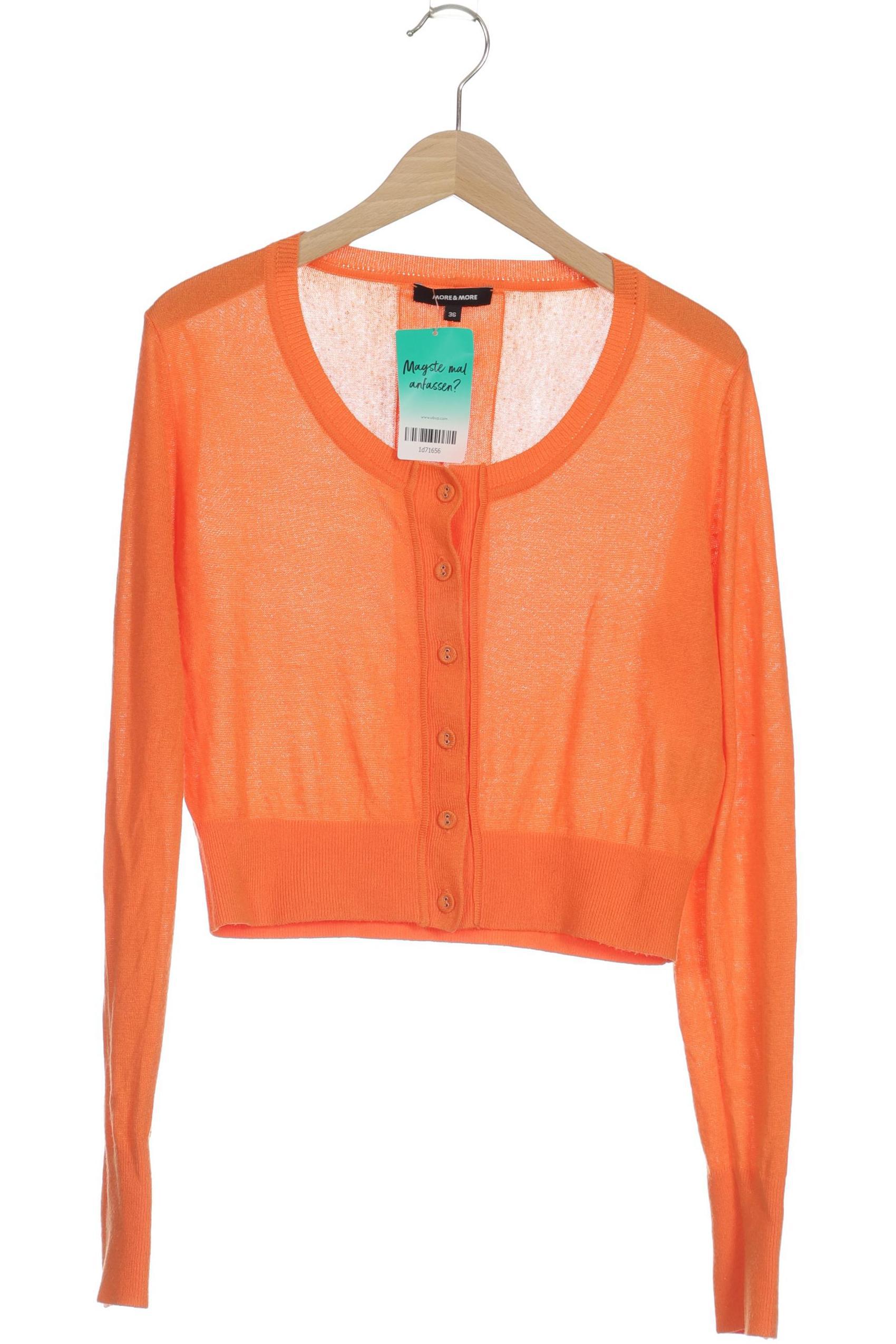 

More & More Damen Strickjacke, orange, Gr. 36