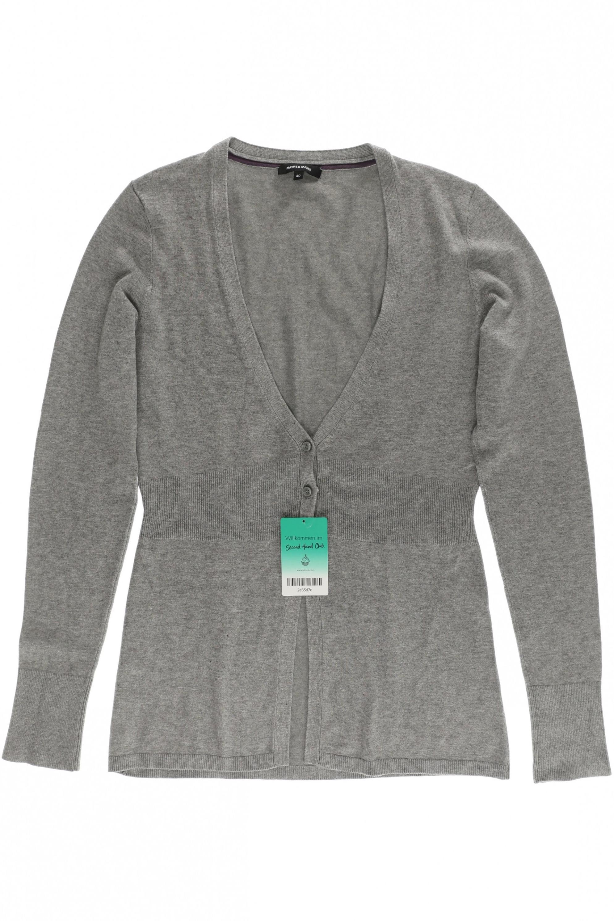 

More & More Damen Strickjacke, grau, Gr. 40